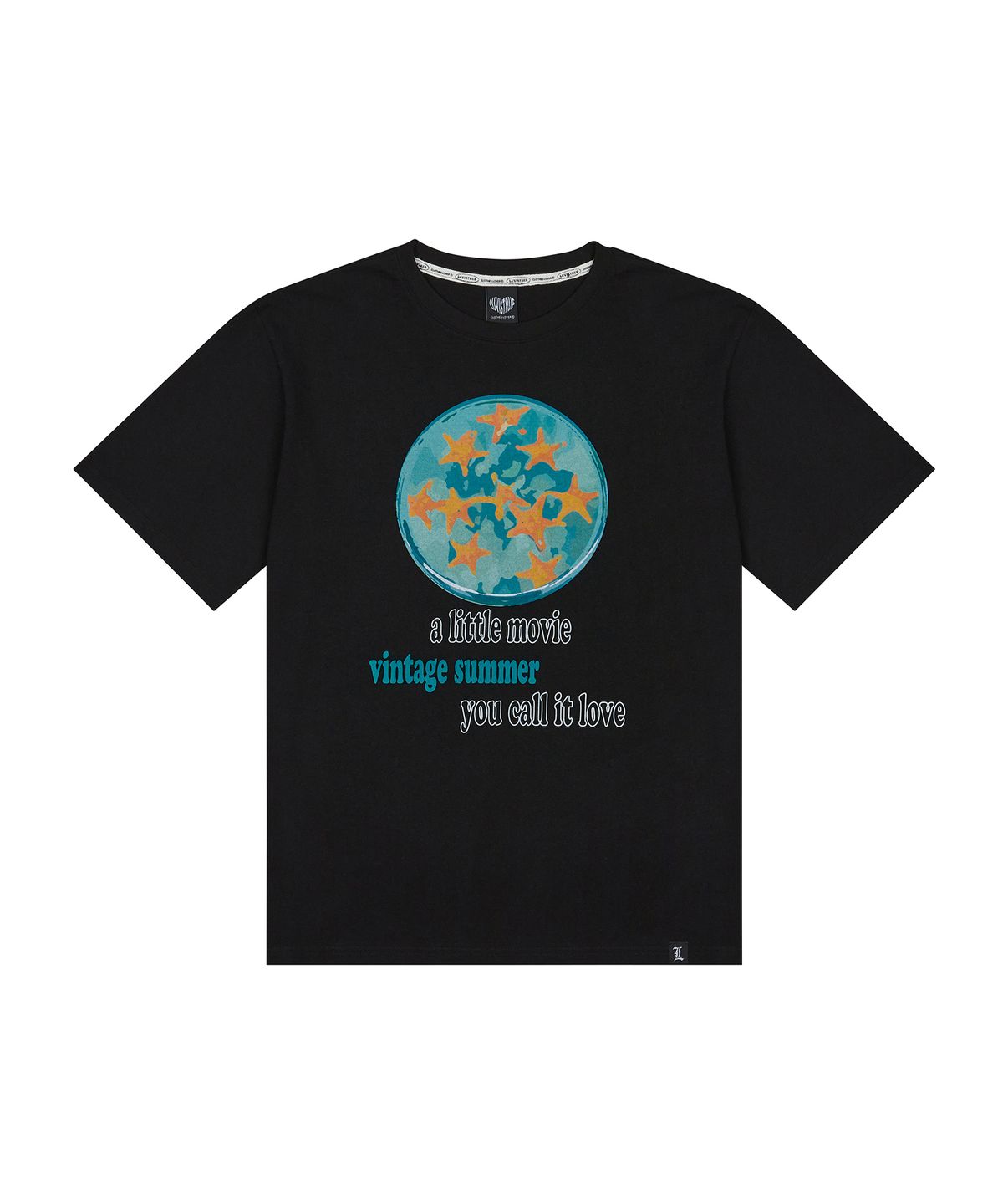 러브이즈트루(LUVISTRUE) VS SEA BEADS TEE(BLACK)