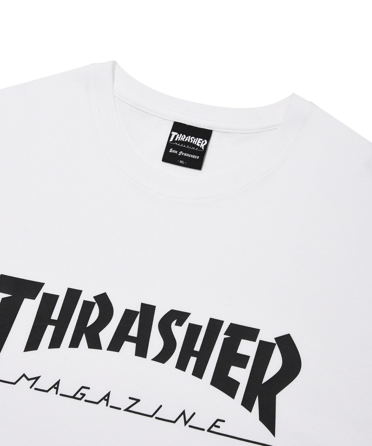 트레셔(THRASHER) 매거진 반팔 티셔츠 화이트