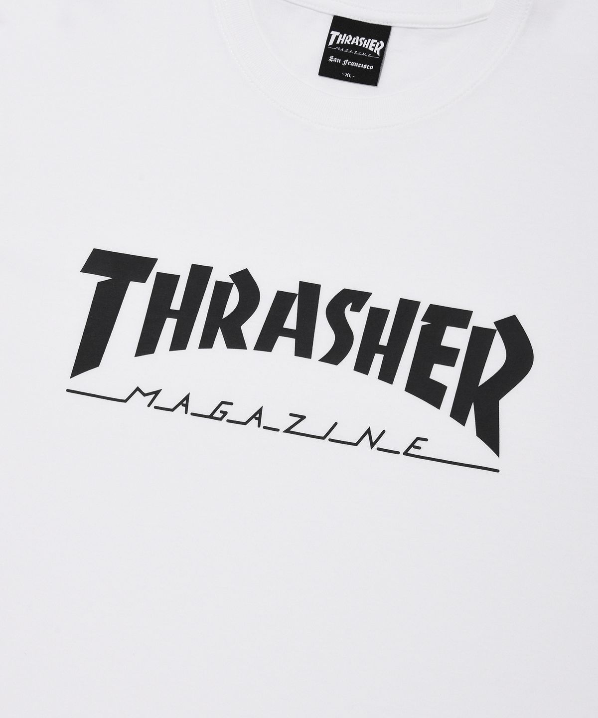 트레셔(THRASHER) 매거진 반팔 티셔츠 화이트