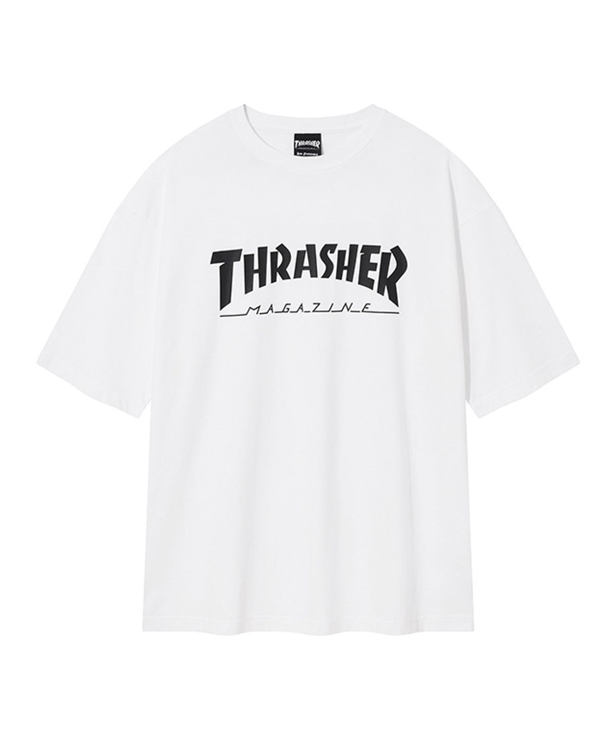 트레셔(THRASHER) 매거진 반팔 티셔츠 화이트