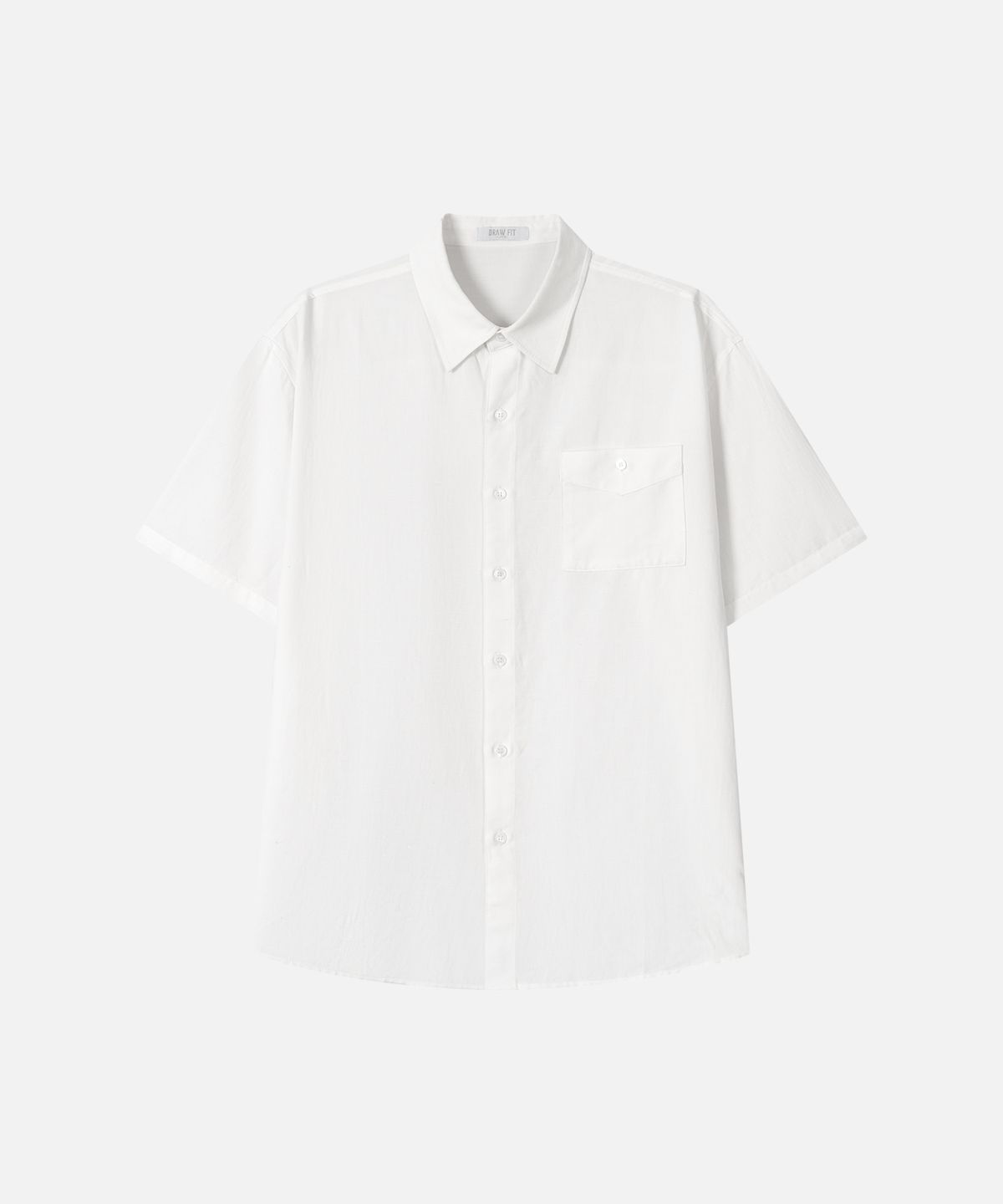 드로우핏(DRAW FIT) 스테이블 린넨 하프 셔츠 [4color]
