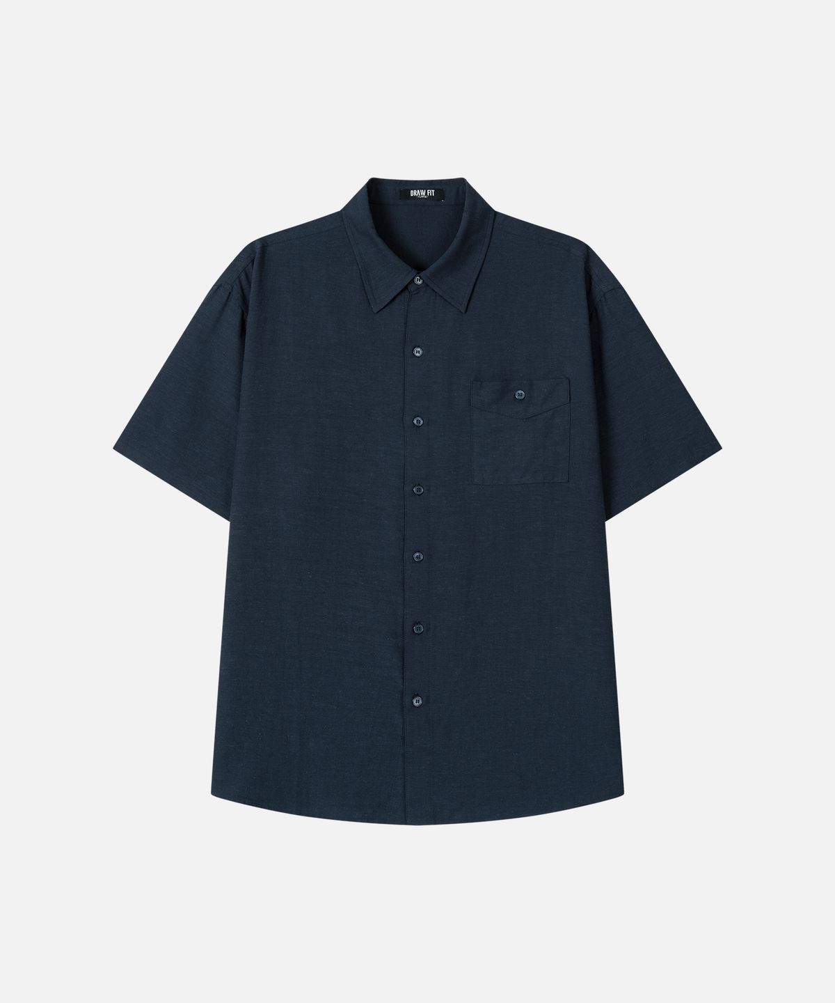 드로우핏(DRAW FIT) 스테이블 린넨 하프 셔츠 [4color]