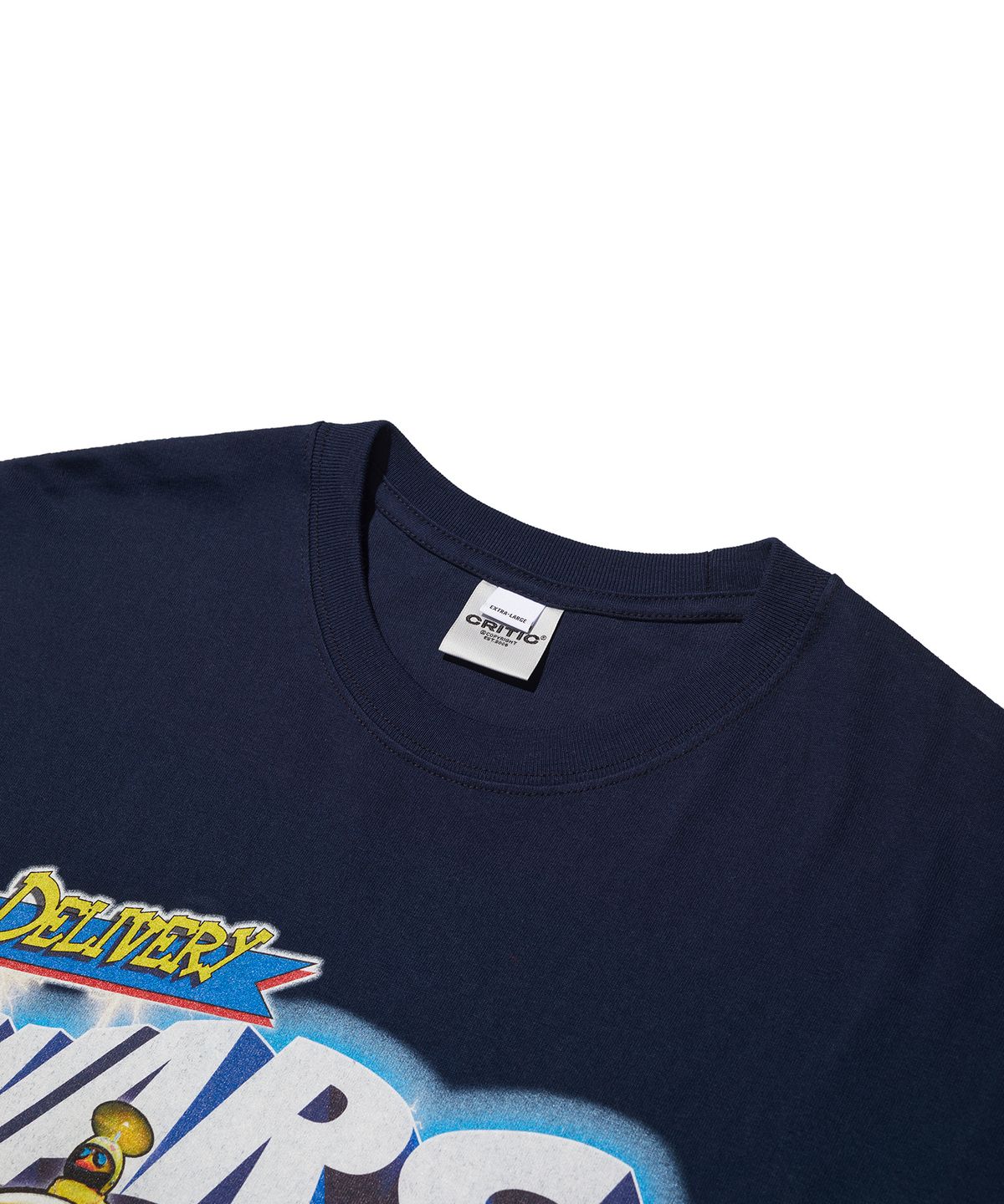 크리틱(CRITIC) DELIVERY WARS T-SHIRTS NAVY