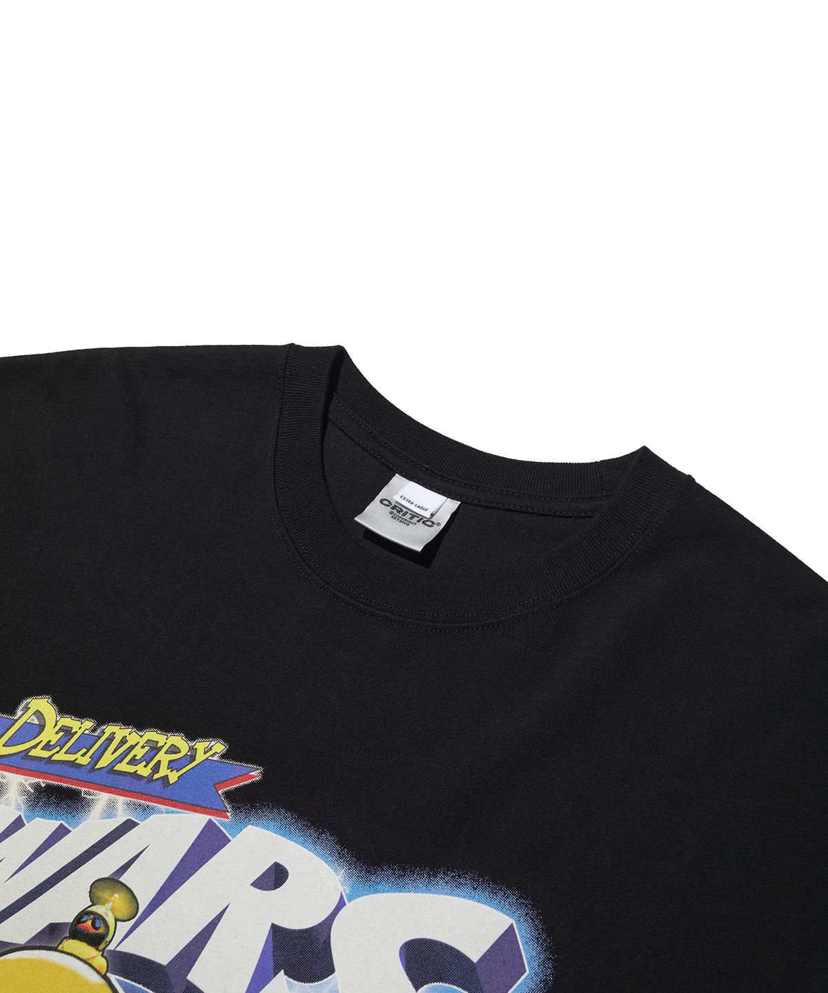 크리틱(CRITIC) DELIVERY WARS T-SHIRTS BLACK