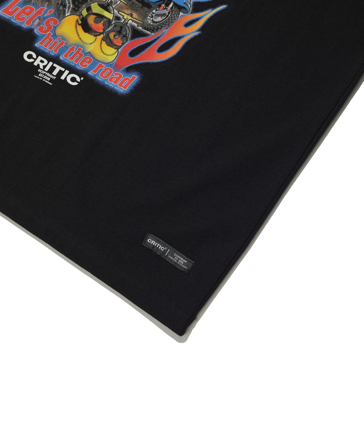 크리틱(CRITIC) DELIVERY WARS T-SHIRTS BLACK