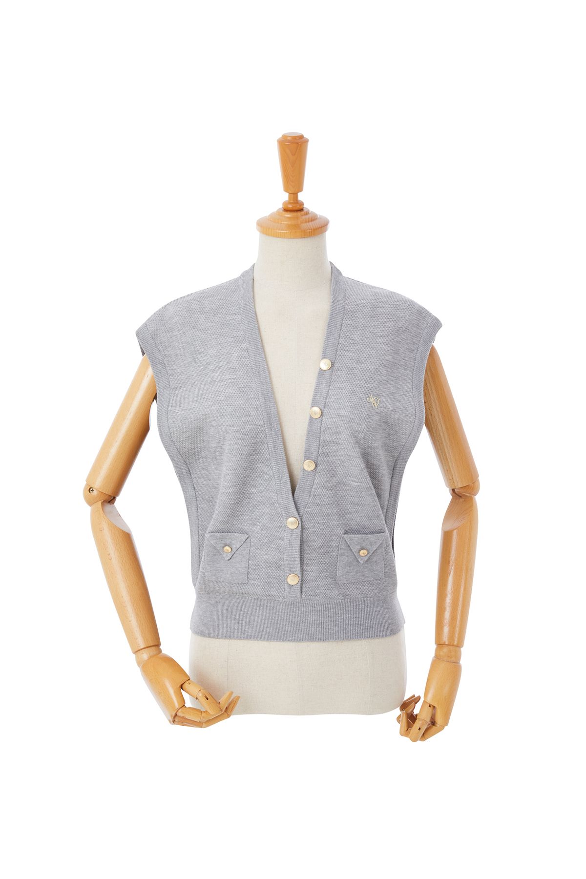 에이오더블유(AOW) DOUBLE TISSUE DROP SHOULDER VEST