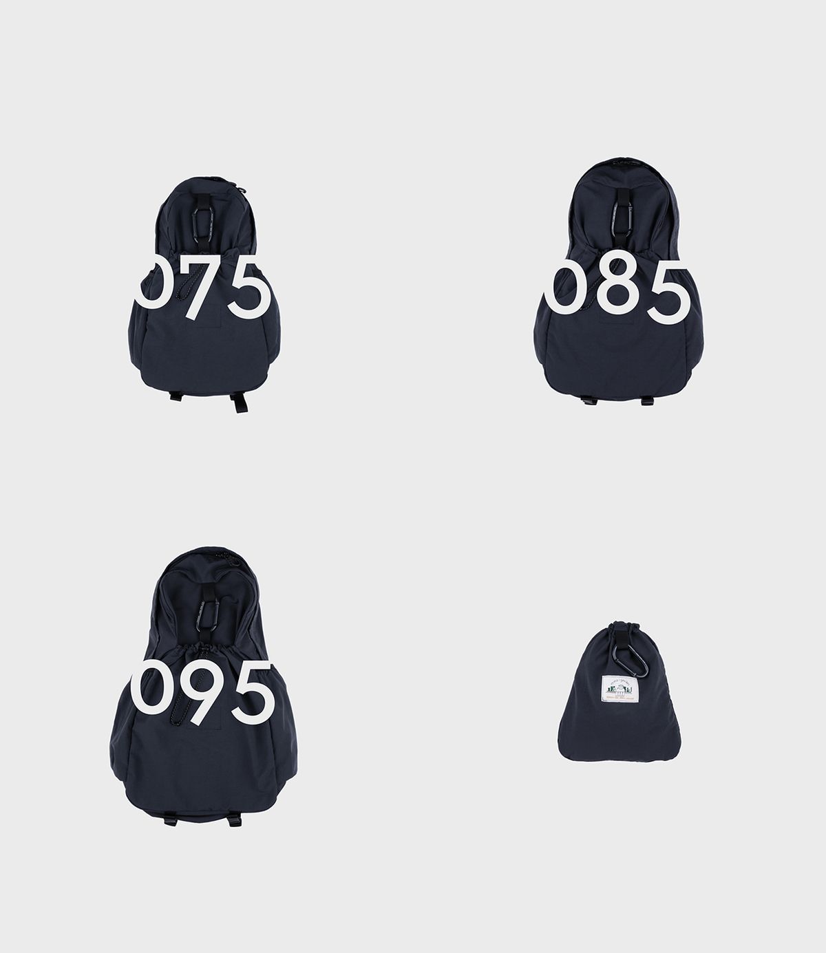 에메모가든(MMOGARDEN) mmo backpack nylon slub / navy