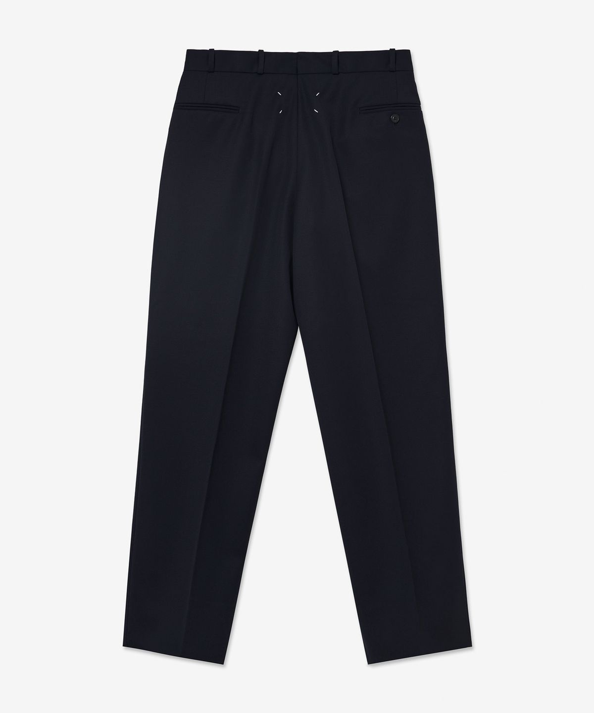 메종 마르지엘라(MAISON MARGIELA) 울 게버딘 트라우저 - 다크 블루 / S50KA0626S76539511