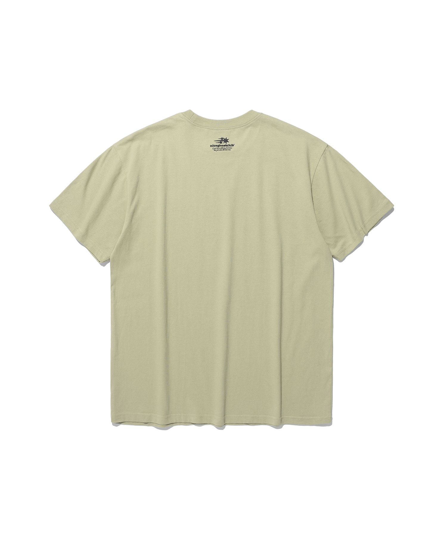 Tシャツ・カットソー [NICEGHOSTCLUB]HATE LIST TEE_KHAKI(NG2FMUT521A) hate list tee[khaki] - niceghostclub