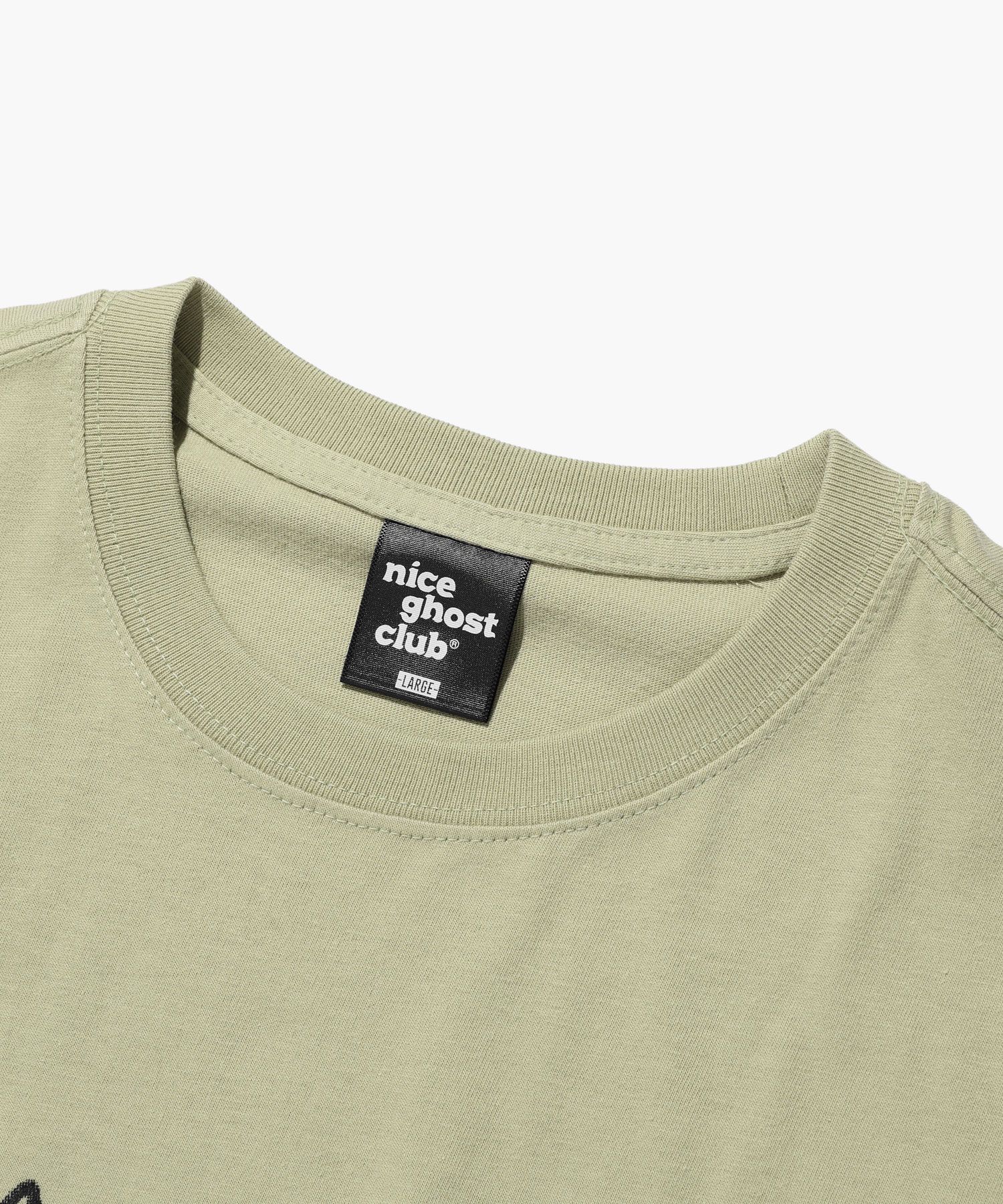 MUSINSA | NICE GHOST CLUB HATE TEE_BEIGE(NG2DMUT524A)