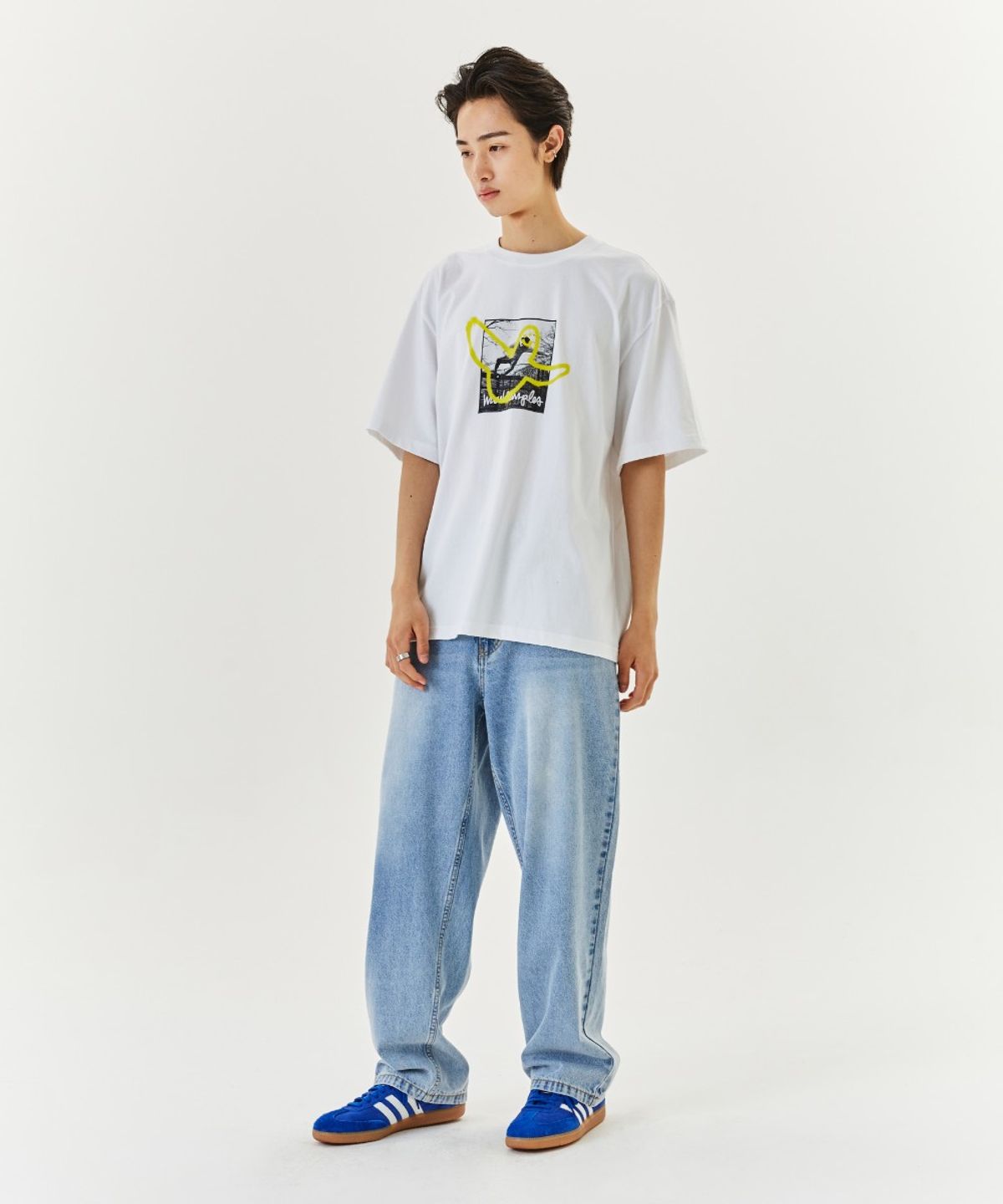 마크곤잘레스(MARK GONZALES) CHILDHOOD GRAPHIC T-SHIRT - WHITE