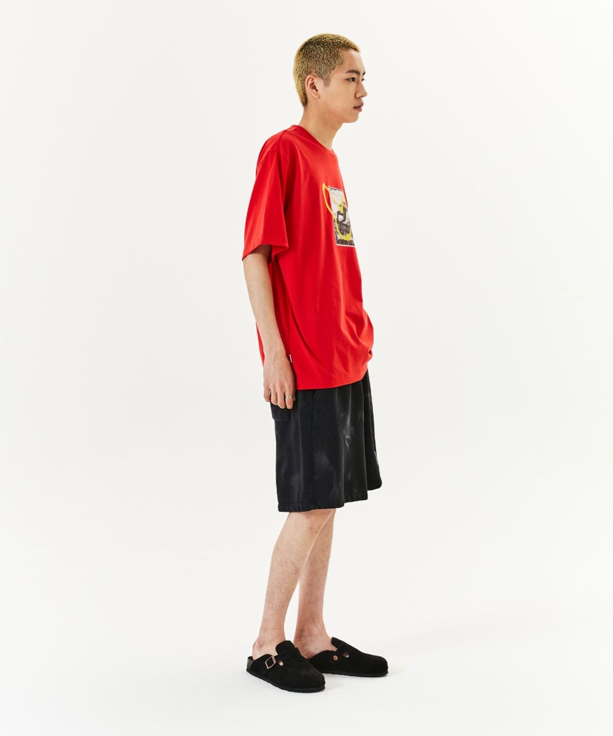 마크곤잘레스(MARK GONZALES) CHILDHOOD GRAPHIC T-SHIRT - RED