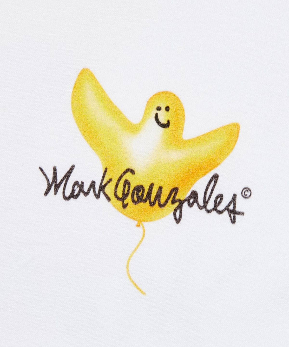 마크곤잘레스(MARK GONZALES) BALLOON ANGEL GRAPHIC T-SHIRT - WHITE
