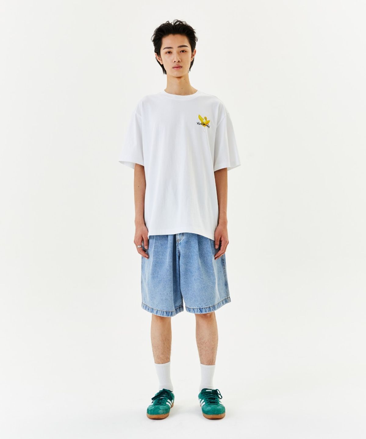 마크곤잘레스(MARK GONZALES) BALLOON ANGEL GRAPHIC T-SHIRT - WHITE