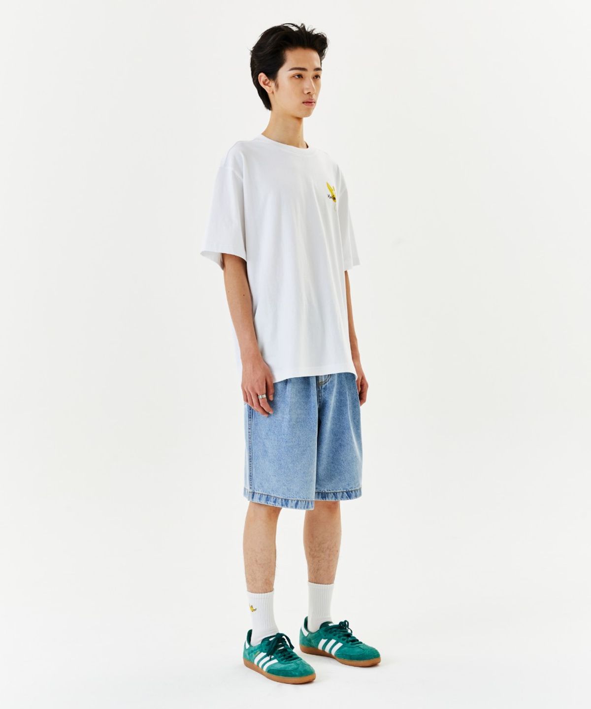 마크곤잘레스(MARK GONZALES) BALLOON ANGEL GRAPHIC T-SHIRT - WHITE