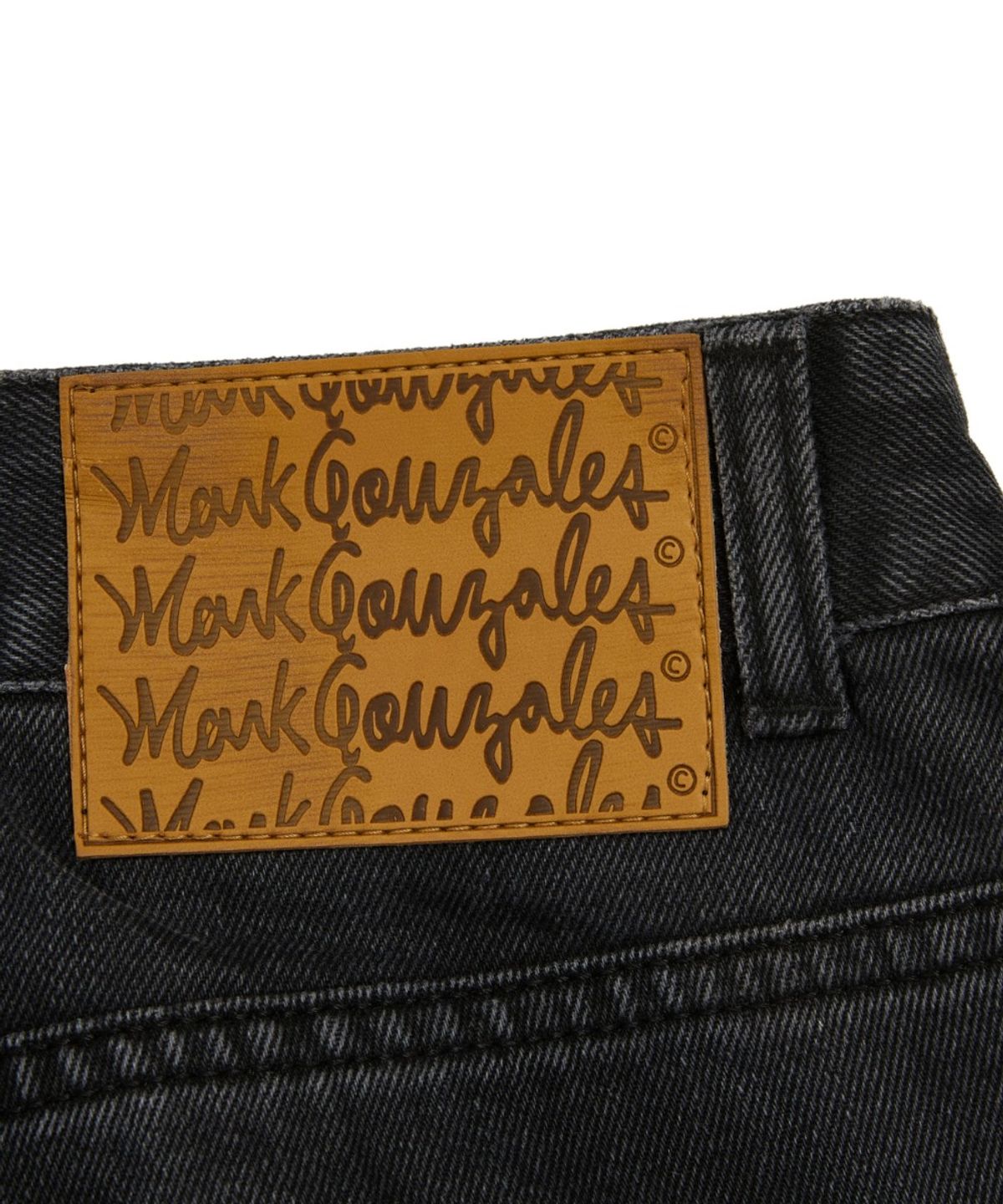 마크곤잘레스(MARK GONZALES) SUN BLEACH DENIM PANT - BLACK