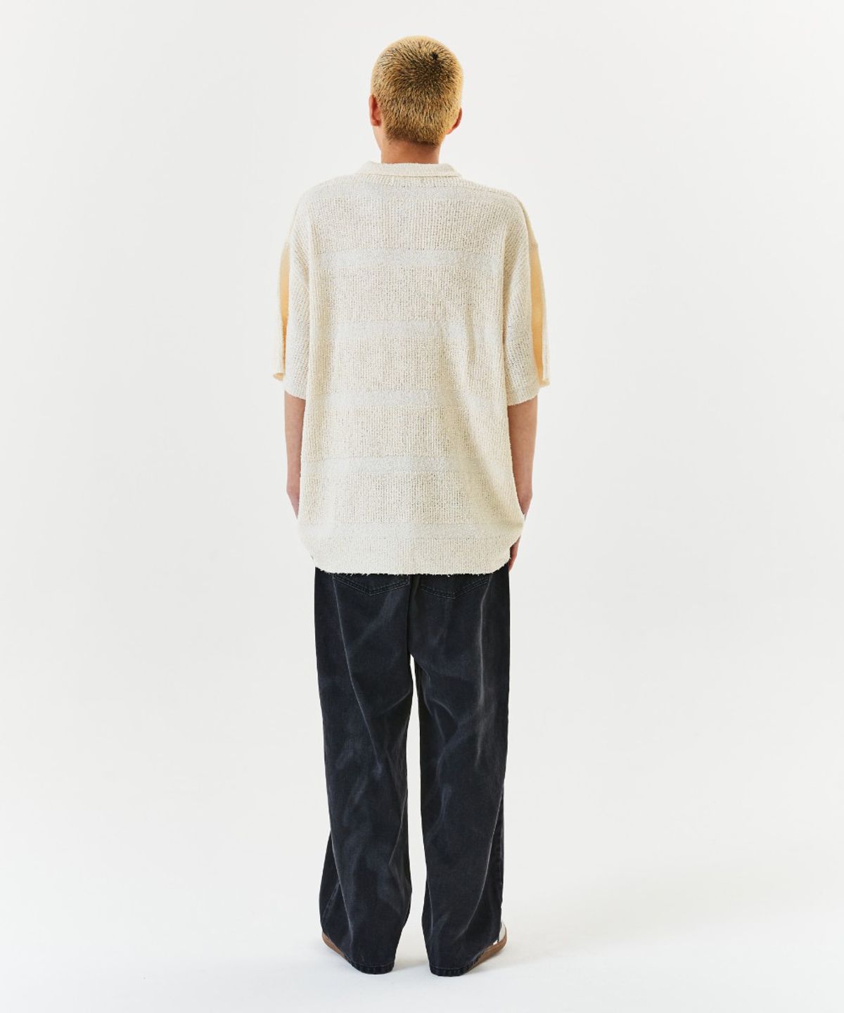 마크곤잘레스(MARK GONZALES) SUN BLEACH DENIM PANT - BLACK