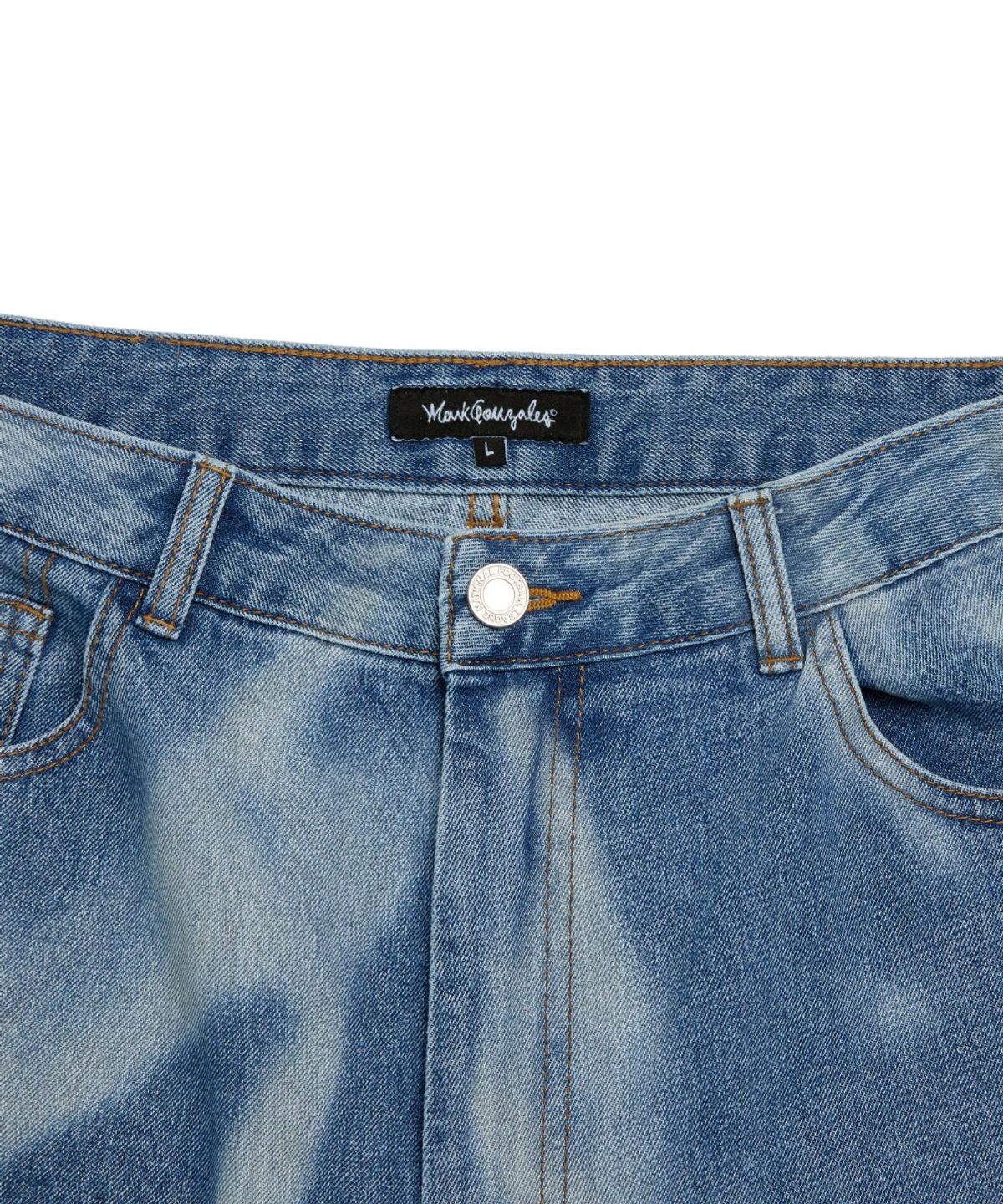 마크곤잘레스(MARK GONZALES) SUN BLEACH DENIM PANT - BLUE