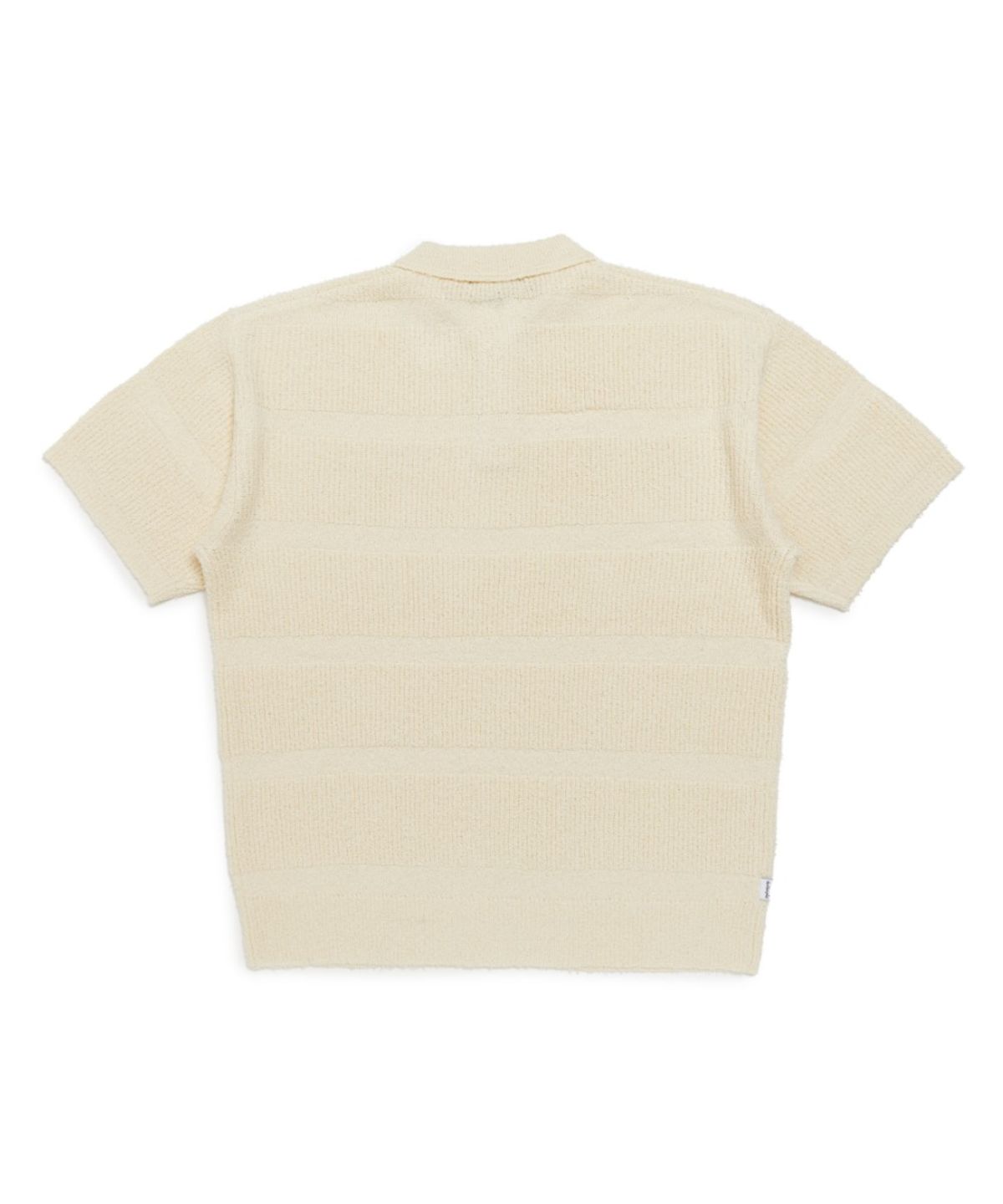 마크곤잘레스(MARK GONZALES) STRIPE KNIT S/S POLO - IVORY