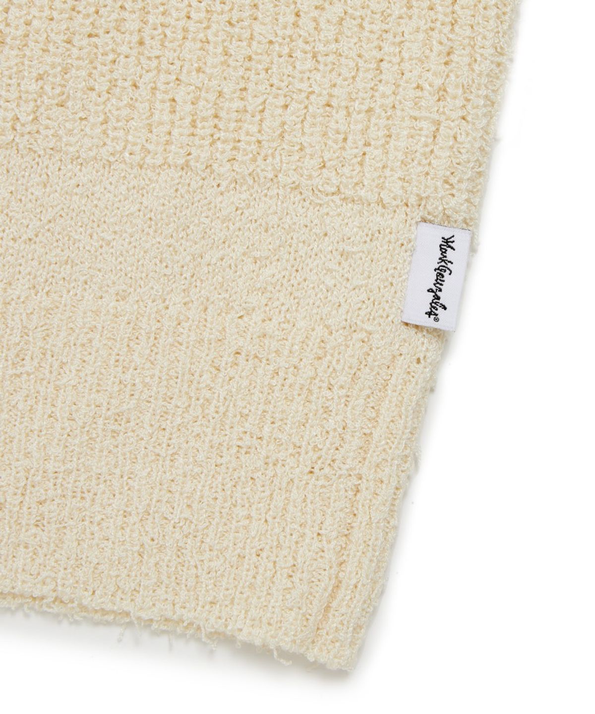 마크곤잘레스(MARK GONZALES) STRIPE KNIT S/S POLO - IVORY