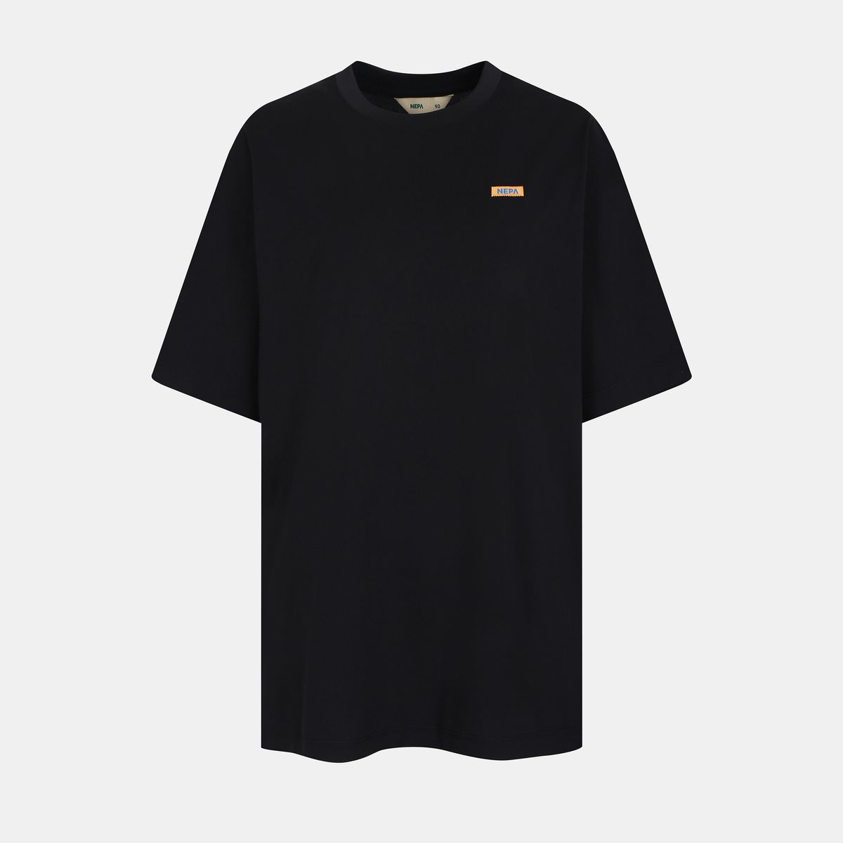 네파(NEPA) 7J45362 여성 씨타 긴기장 반팔 라운드 티셔츠 (루즈핏)