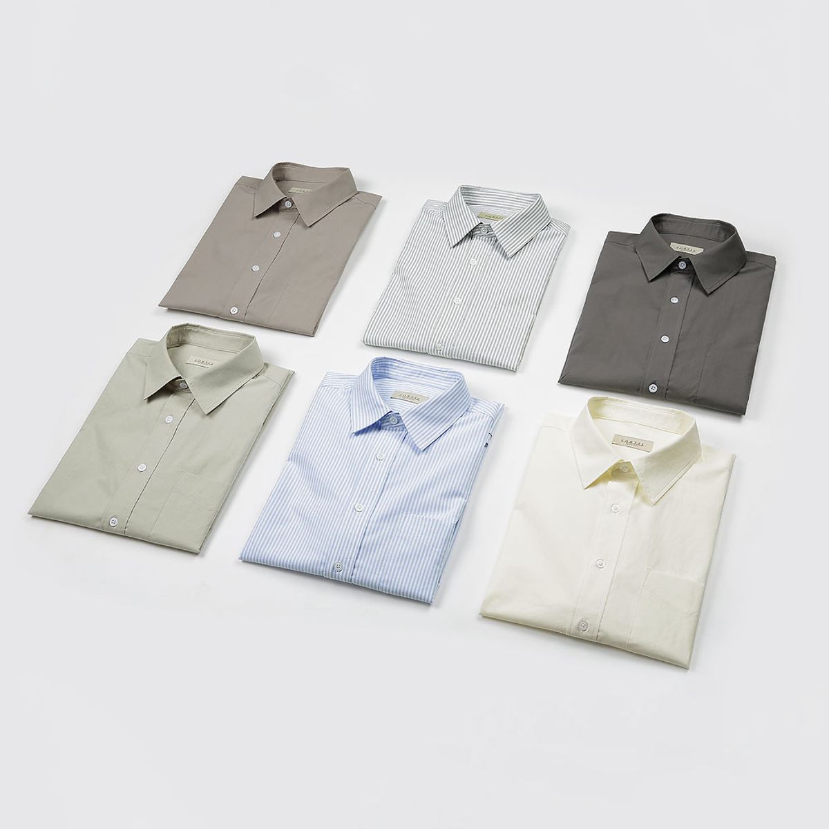 솔티(SORTIE) Essential Comfort Oxford Shirts (Gray)