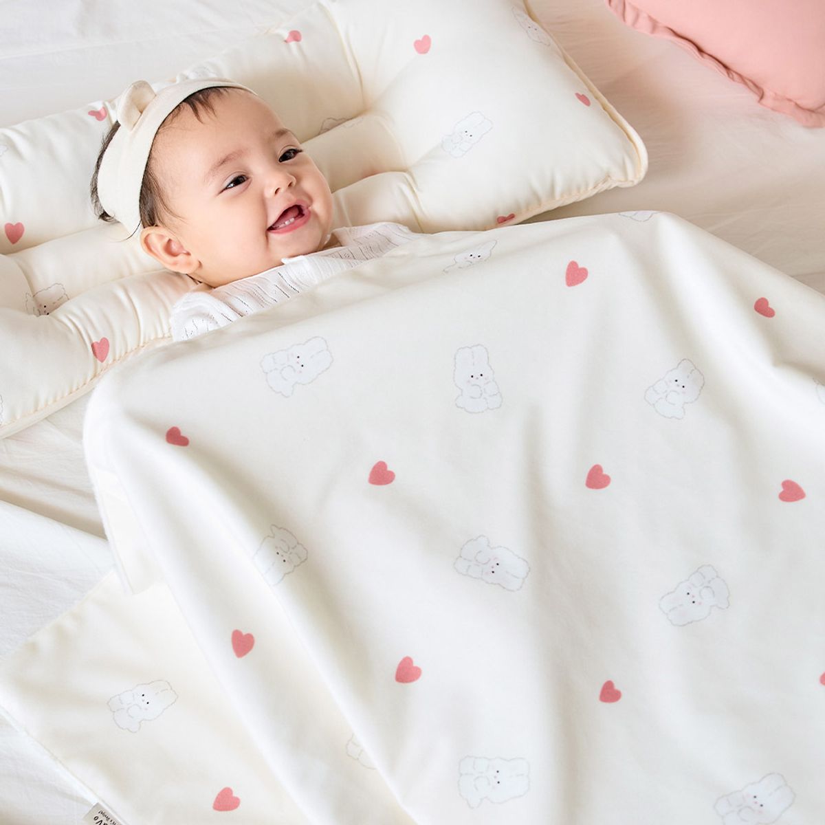 베베누보(BEBENUVO) 양면 블랭킷 아기이불 신생아담요