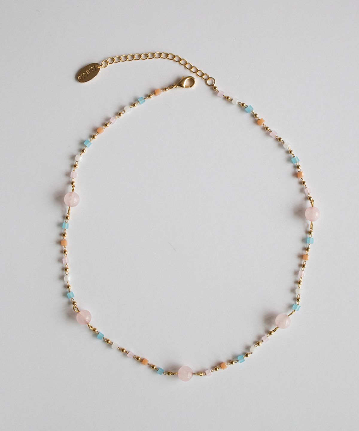 메리모티브(MERRYMOTIVE) Pastel sugar candy ball chain necklace