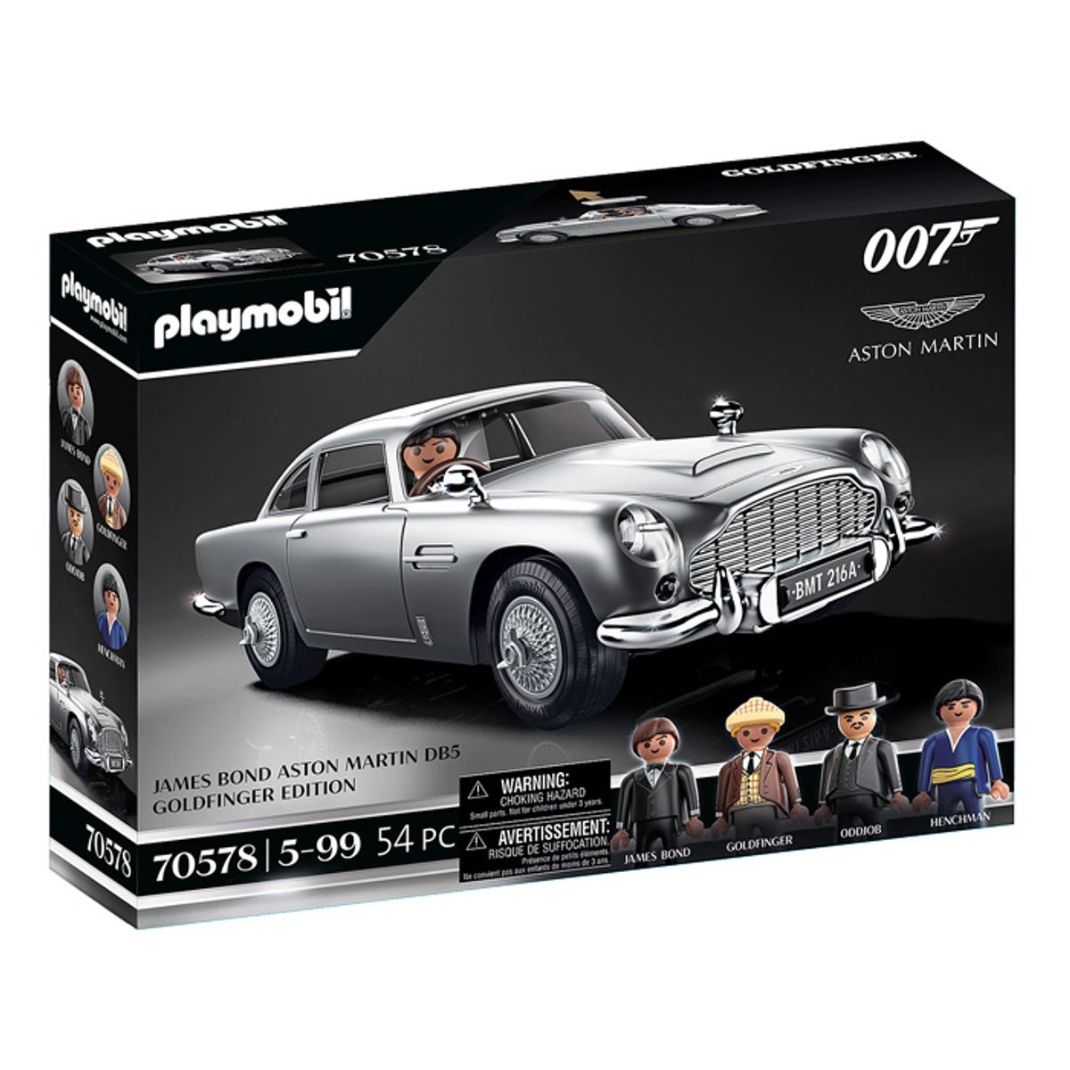 플레이모빌(PLAYMOBIL) 제임스 본드 애스턴마틴 DB5 - 골드핑거 에디션(70578)