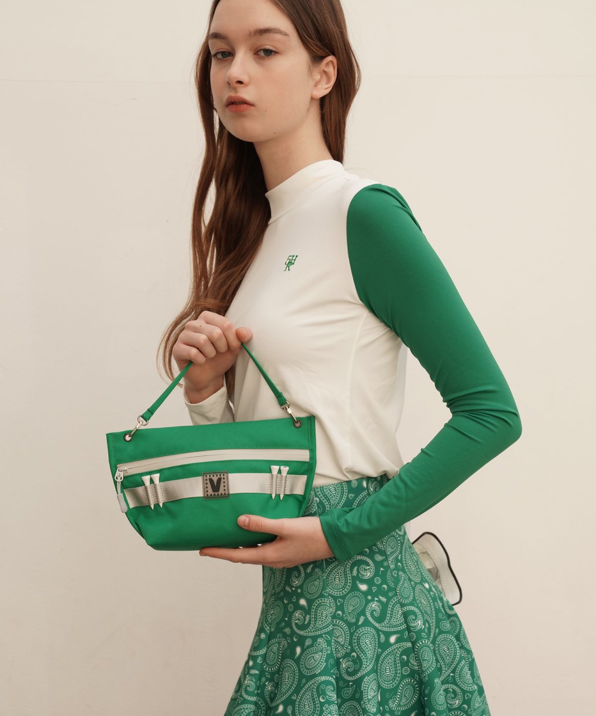파이브아워스(5HOURS) COOLING BASE LAYER_GREEN