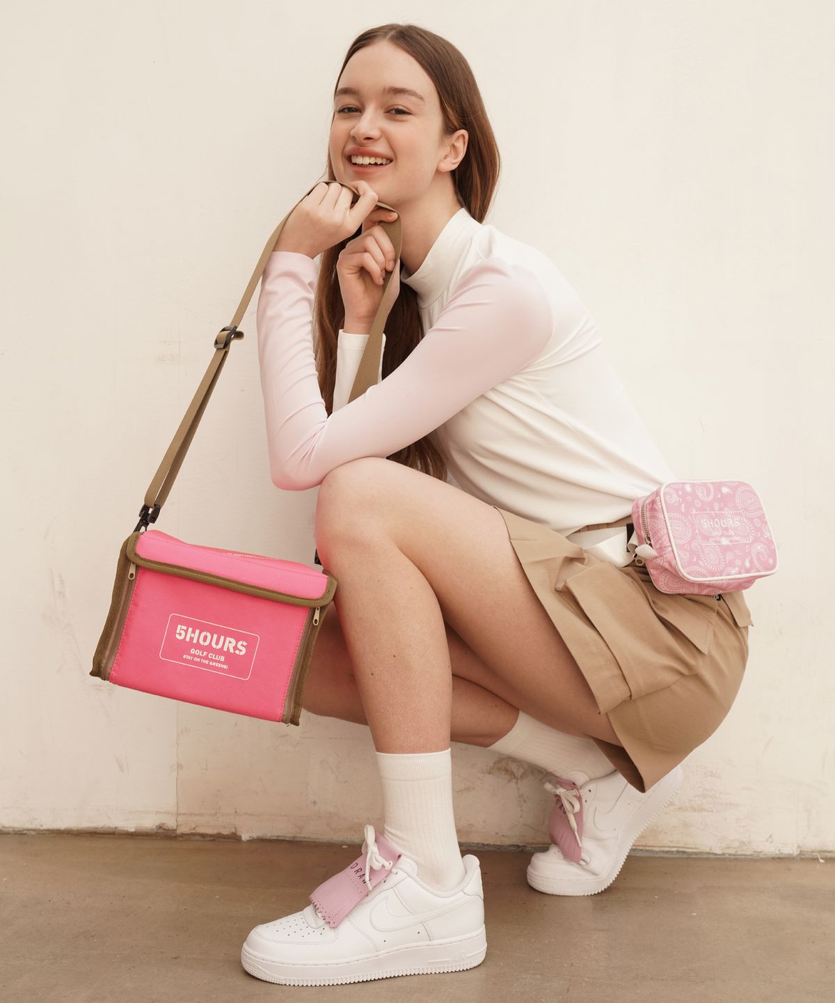 파이브아워스(5HOURS) COOLING BASE LAYER_PINK