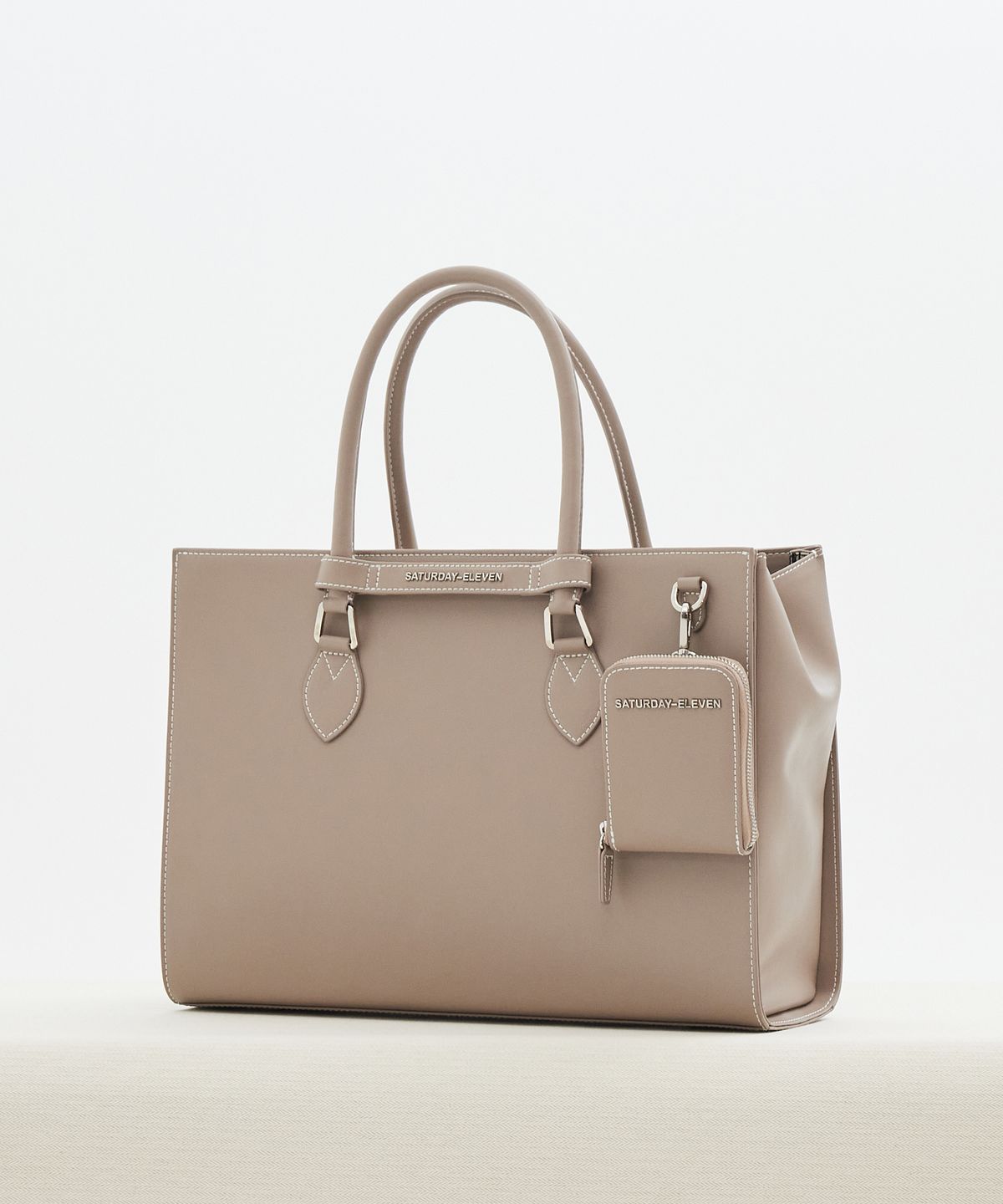 세러데이일레븐(SATURDAY ELEVEN) NO.45 레더 브릿지 토트백 M _ 토프