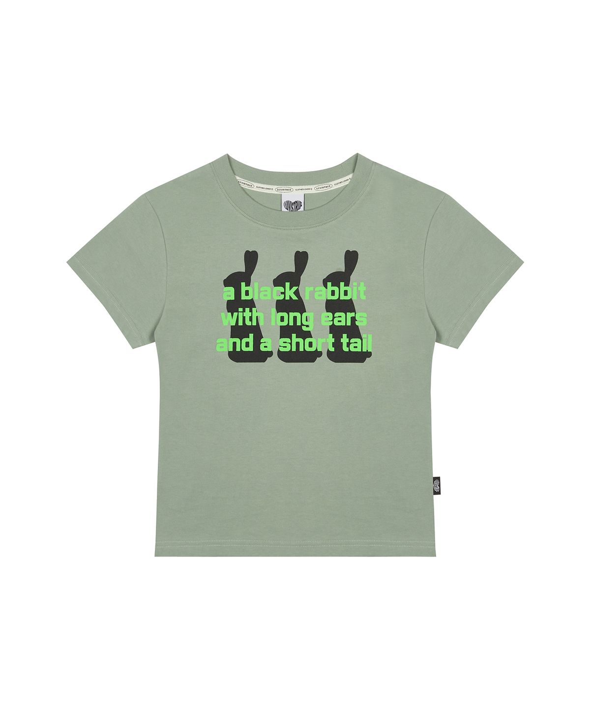 러브이즈트루(LUVISTRUE) VS 3 RABBIT TEE(GREEN)