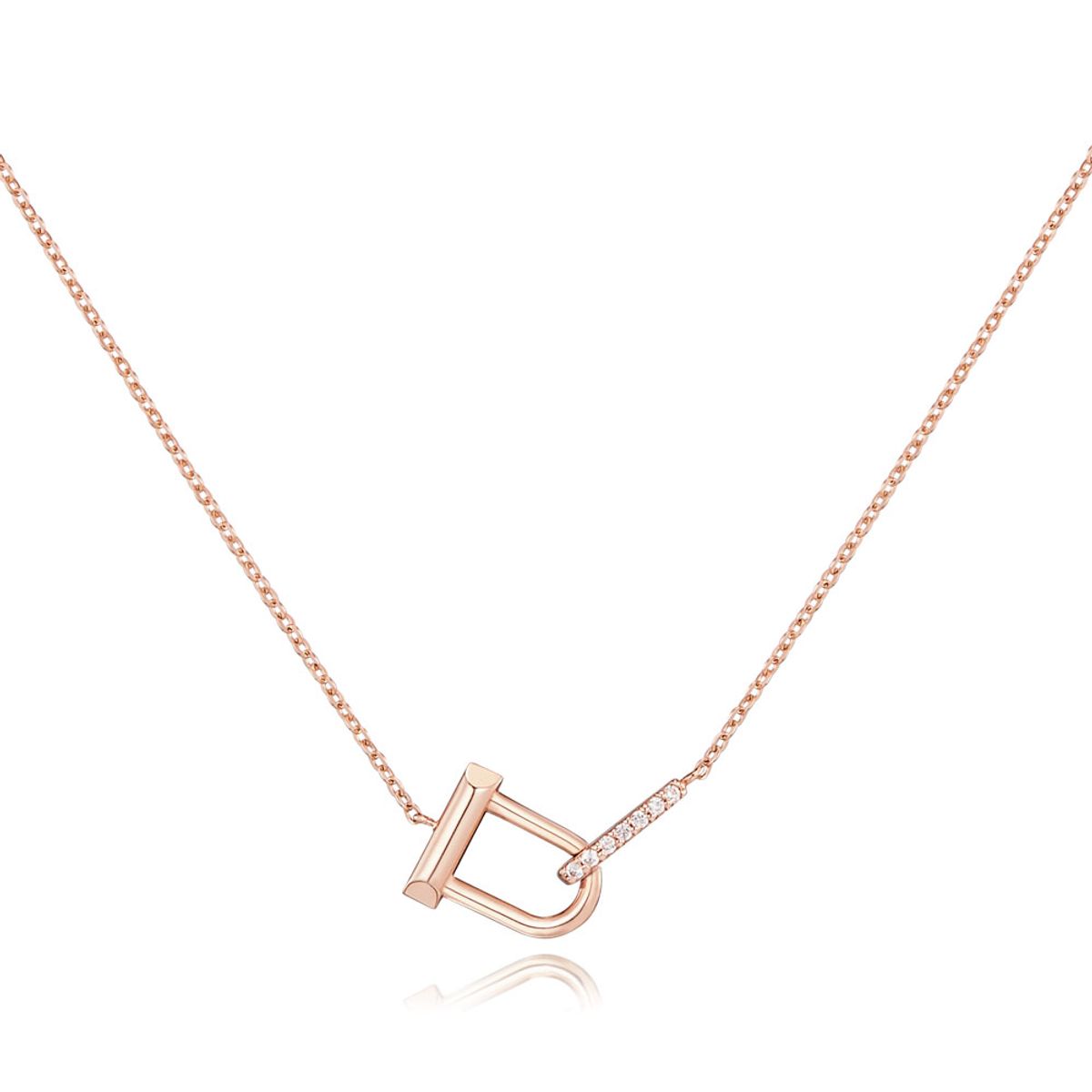 스톤헨지(STONEHENGE) U Lock 14K 목걸이 T1969