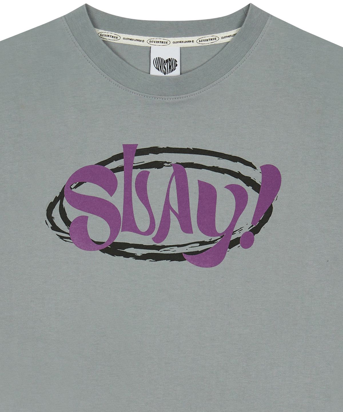 러브이즈트루(LUVISTRUE) VS SLAY TEE(GRAY)