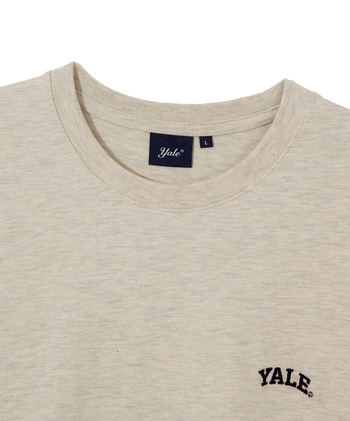 예일(YALE) [ONEMILE WEAR] SMALL ARCH TEE OATMEAL
