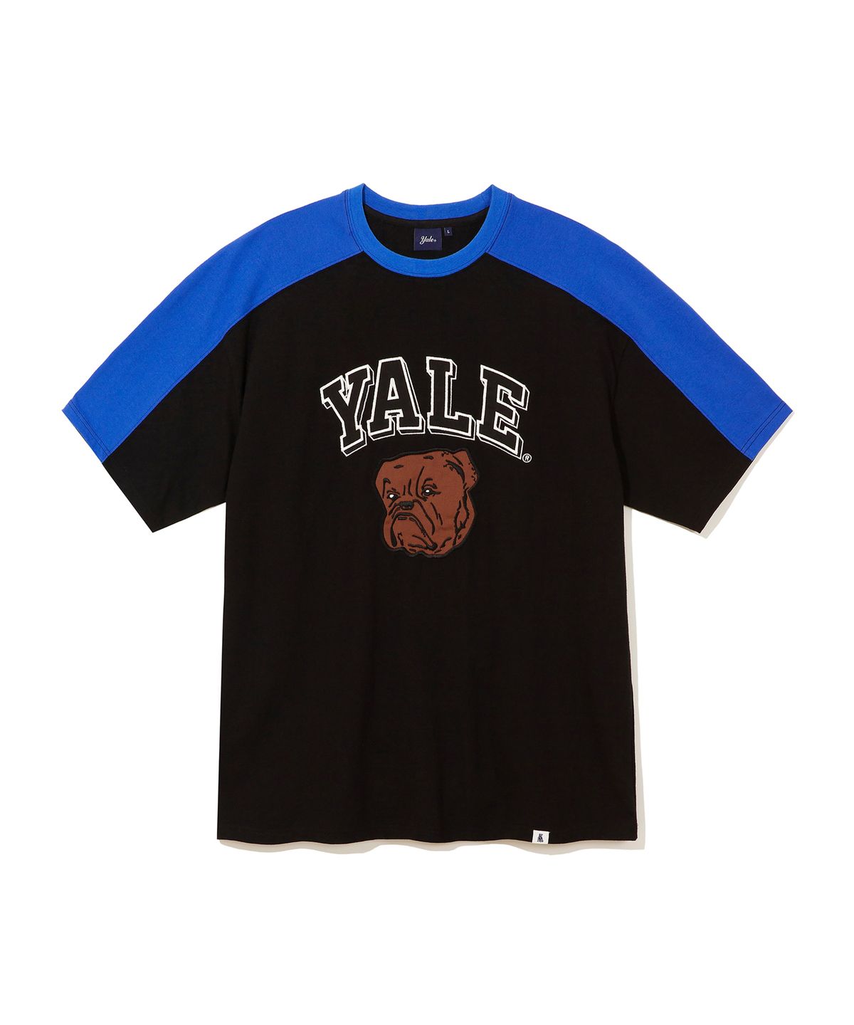 예일(YALE) VINTAGE BULLDOGS CREWNECK TEE ROYAL BLUE