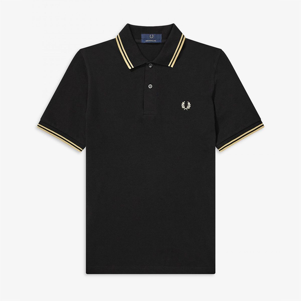 프레드페리(FRED PERRY) [M12] 트윈 팁 프레드페리 셔츠 - 블랙/샴페인 M12-157 Made In England