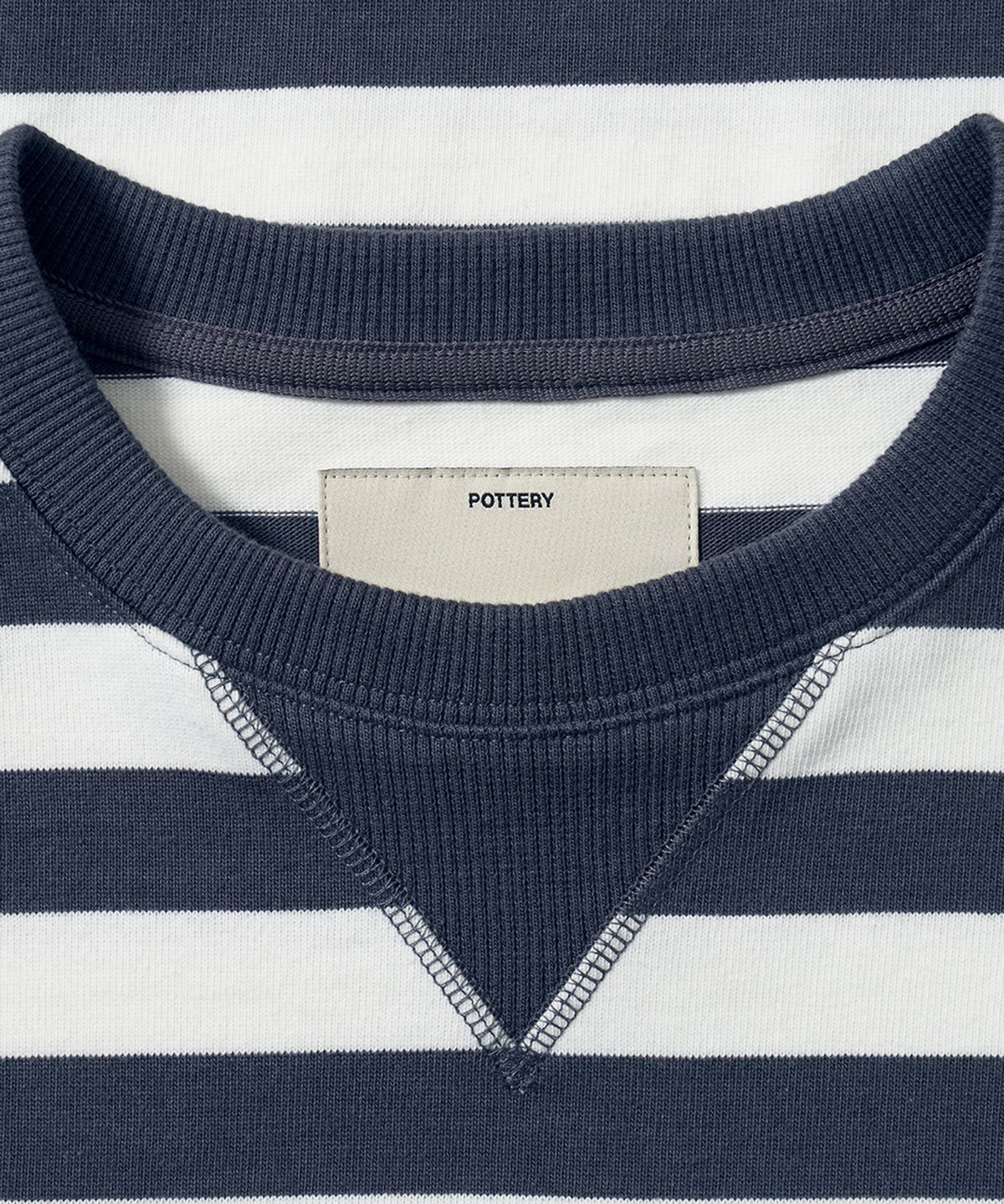 포터리(POTTERY) Naval Crewneck T-Shirt (Navy)