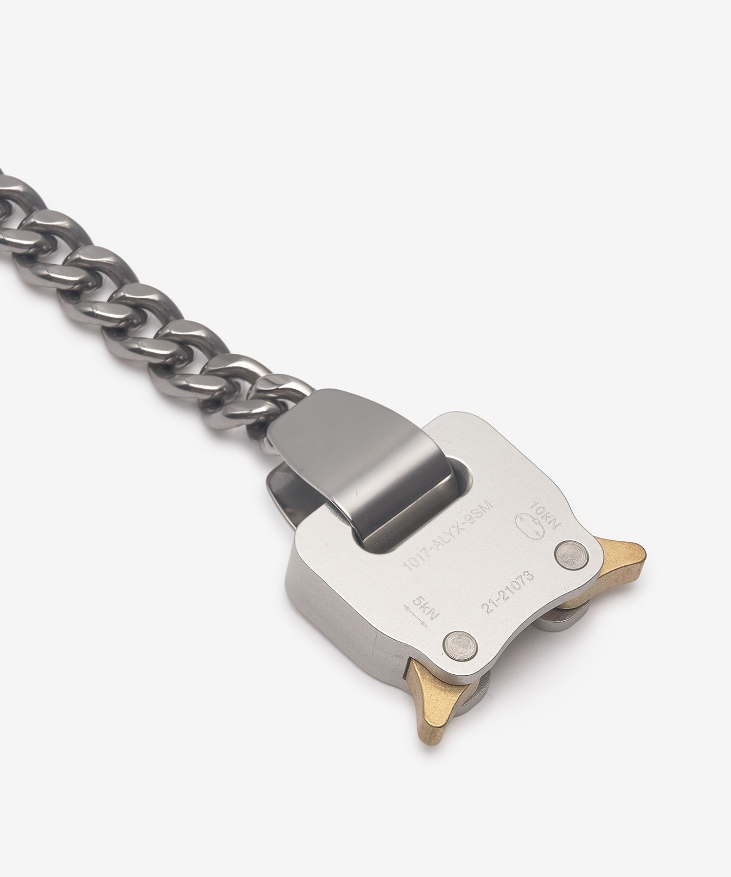 MUSINSA | 1017 ALYX 9SM Chain buckle necklace - Silver