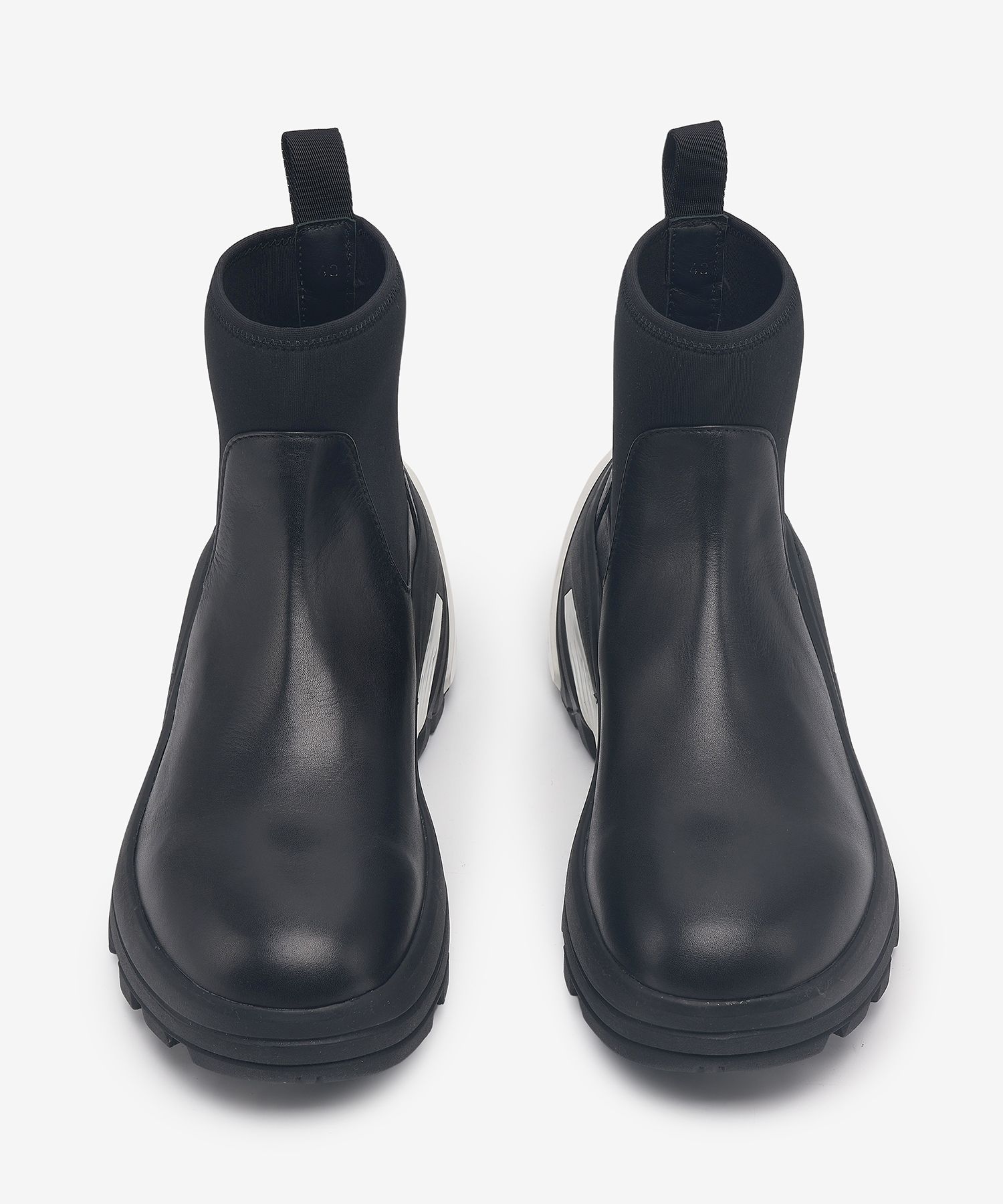 MUSINSA公式 | 1017 ALYX 9SM レザーミッドブーツ - ブラック:ホワイト