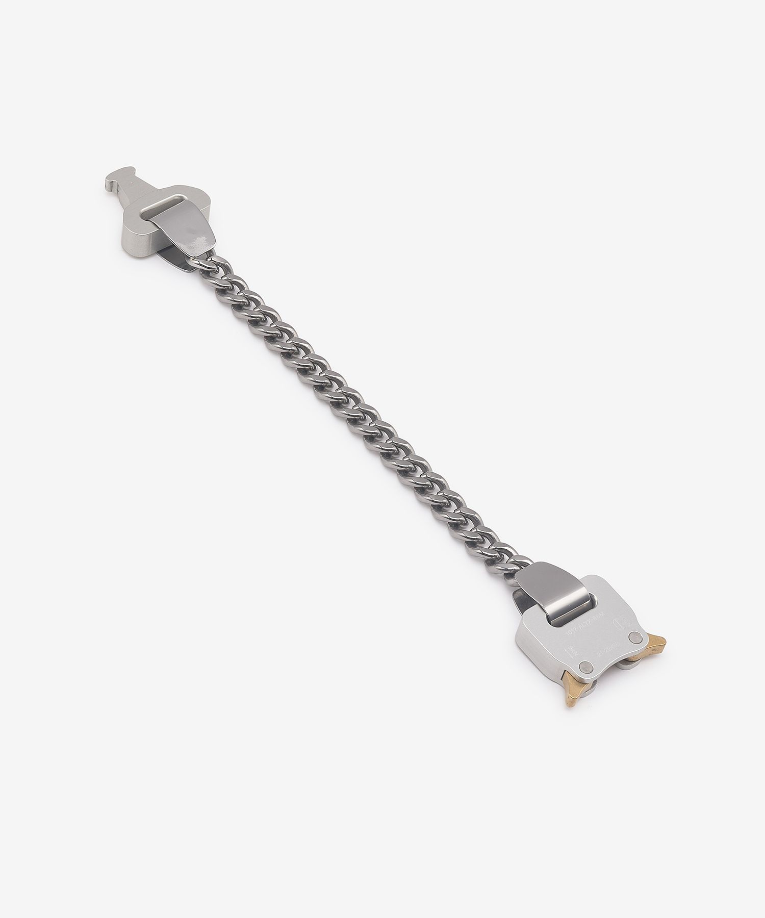 ★ALYX★ l Buckle Bracelet Silver AAUJW0214OT01GRY0002 Bransoletki Alyx Studio Buckle Bracelet With Charm Silver