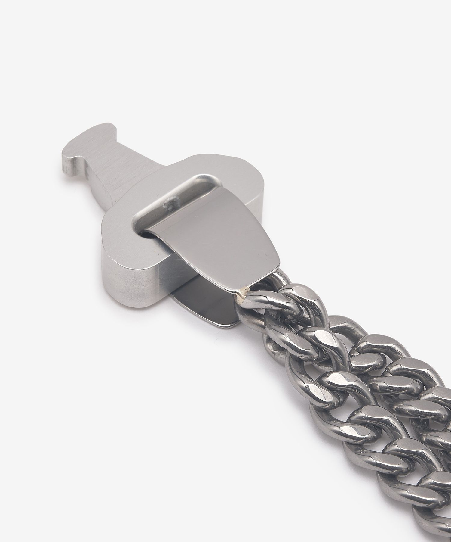 ★ALYX★ Double Chain Bracelet Silver AAUJW0216OT01GRY0002 MUSINSA | 1017 ALYX 9SM Double Chain Bracelet - Silver