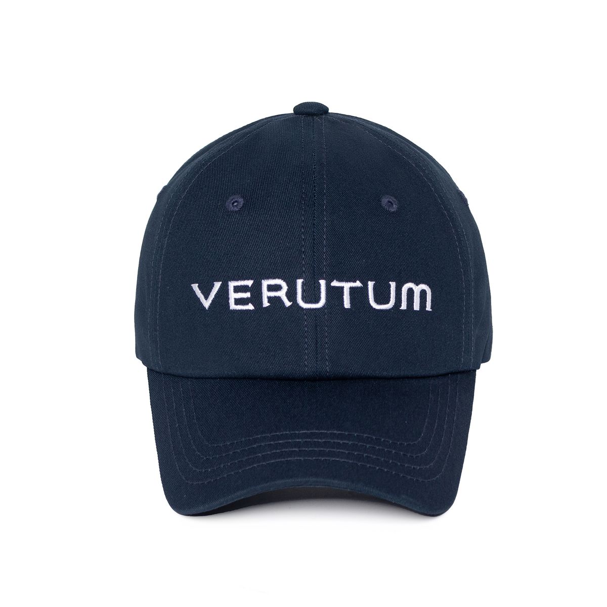 베루툼(VERUTUM) 프론트 로고 네이비 볼캡