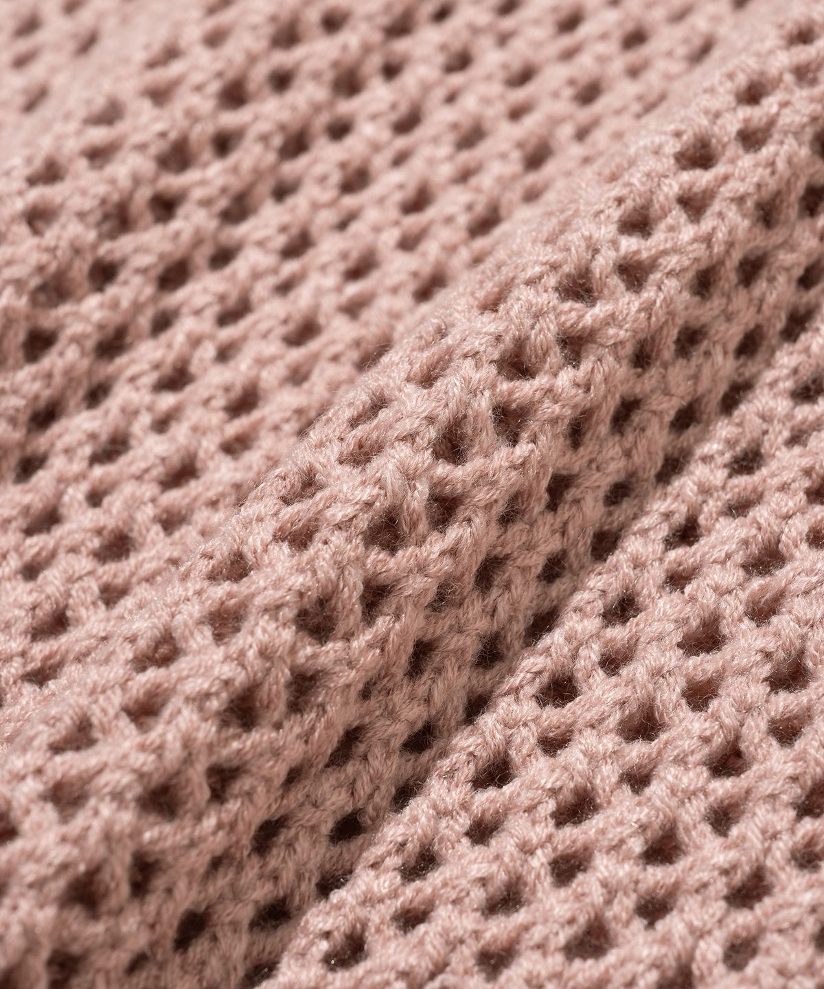니티드(KNITTED) 펀칭 니트 베스트 PINK
