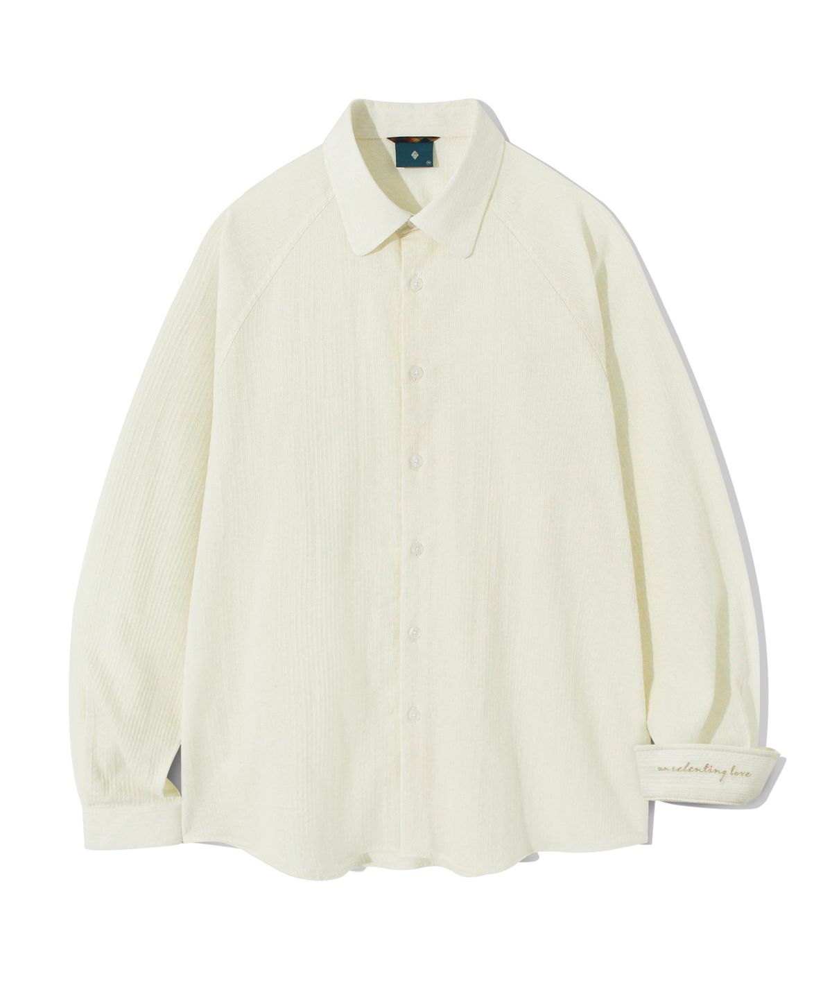 다이아몬드 레이라(DIAMOND LAYLA) Stitch Stripe Shirt S114  Elephant Ivory