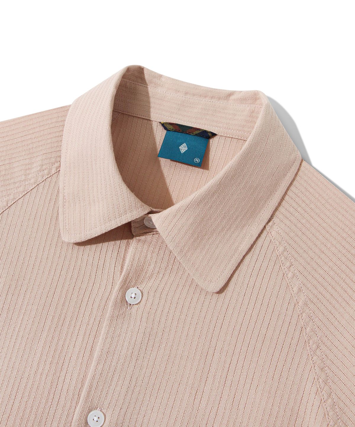 다이아몬드 레이라(DIAMOND LAYLA) Stitch Stripe Shirt S114  Indy Pink