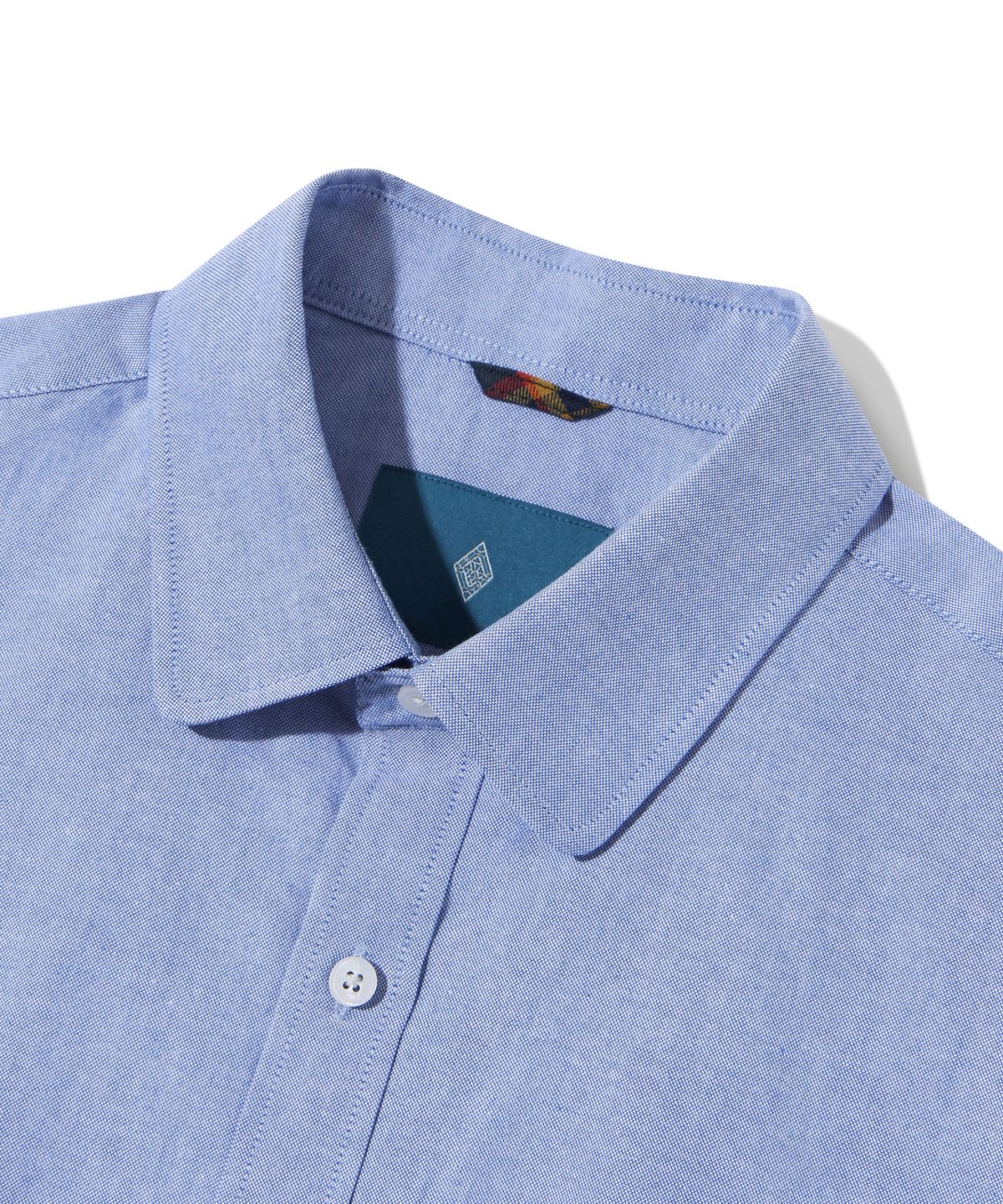 다이아몬드 레이라(DIAMOND LAYLA) Elbow Patch Oxford Shirt  S117  Skyblue