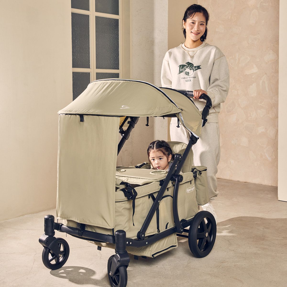 폼포라(POMPOLARR) 폼포라N 디럭스 접이식 유아웨건
