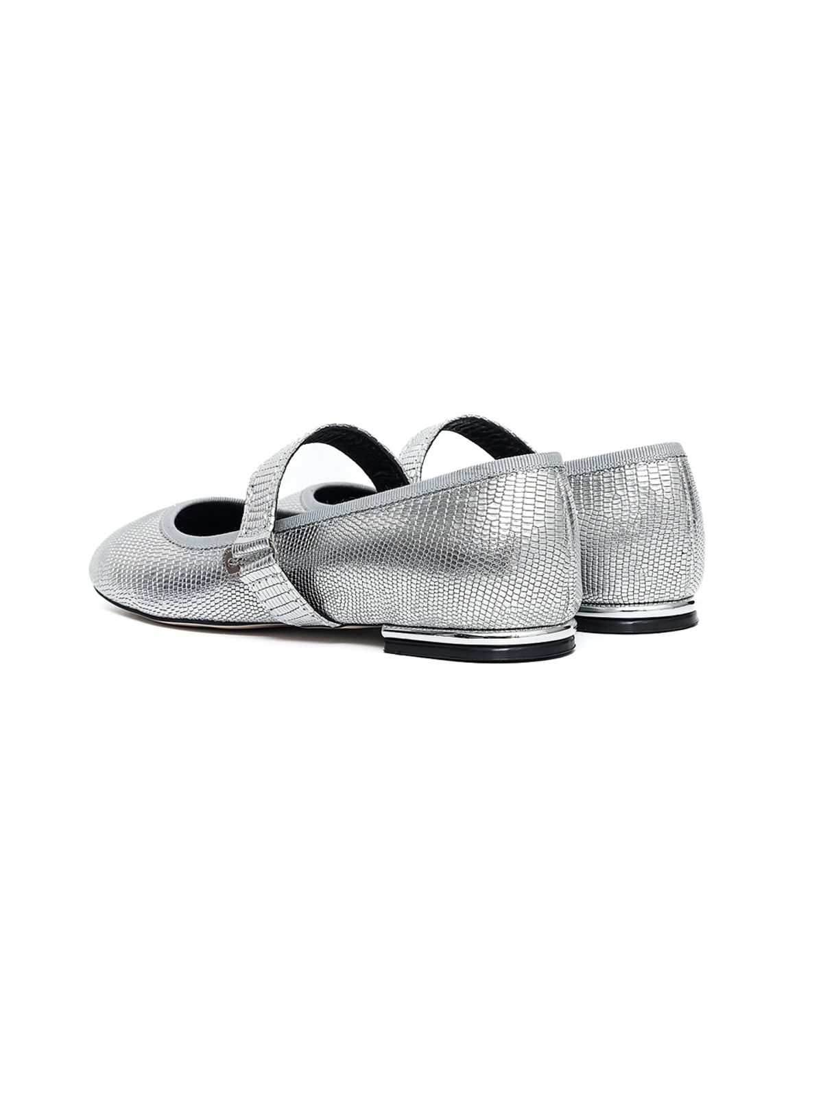 블랑토(BLANC TOE) 메리제인 플랫 B23S60-SILVER